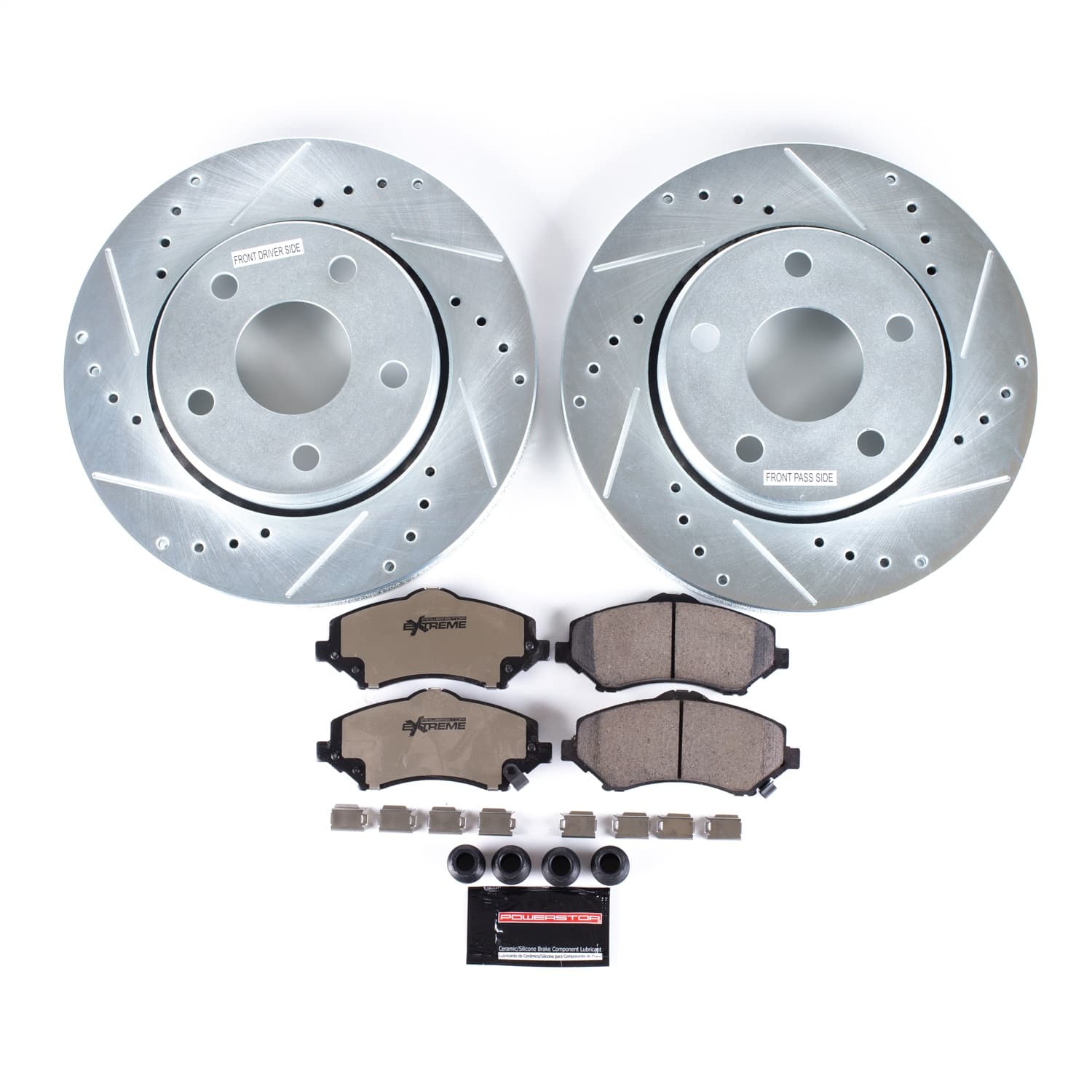 Power Stop - K3097-36 - Front - Disc Brake Pad and Rotor Kit image 3