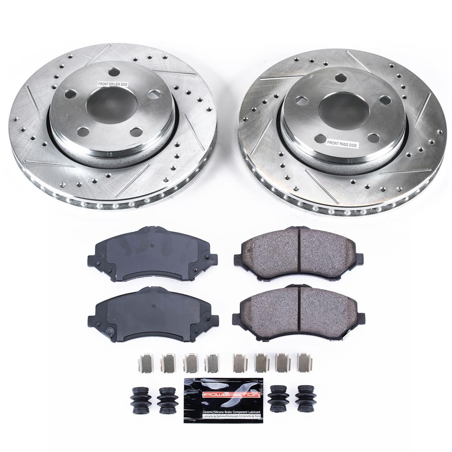 Power Stop - K3097 - Front - Disc Brake Pad and Rotor Kit image 1
