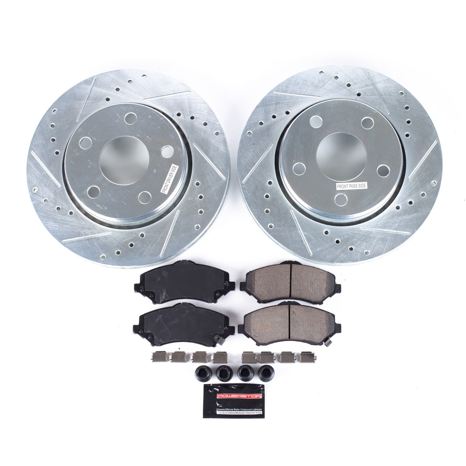 Power Stop - K3097 - Front - Disc Brake Pad and Rotor Kit image 3