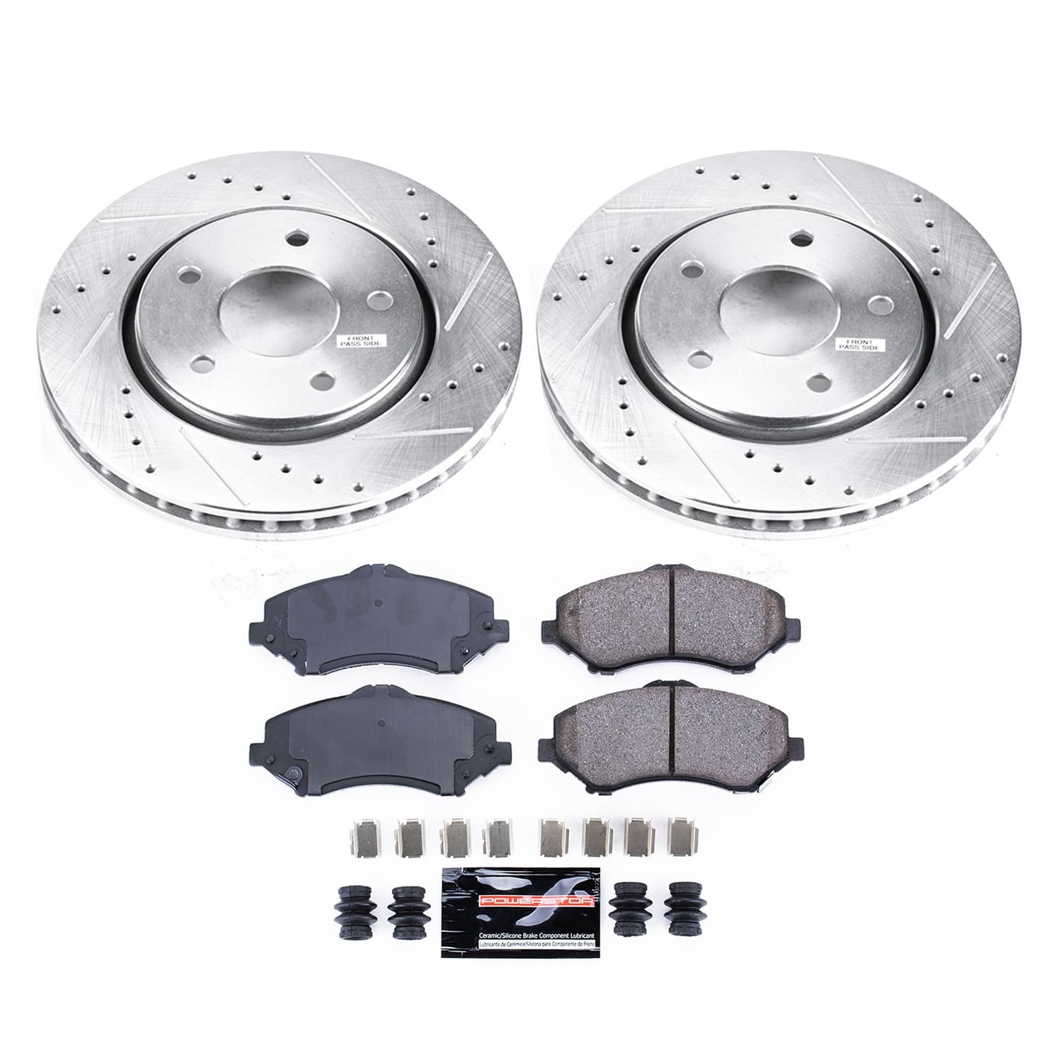 Power Stop - K3118 - Front - Disc Brake Pad and Rotor Kit image 1
