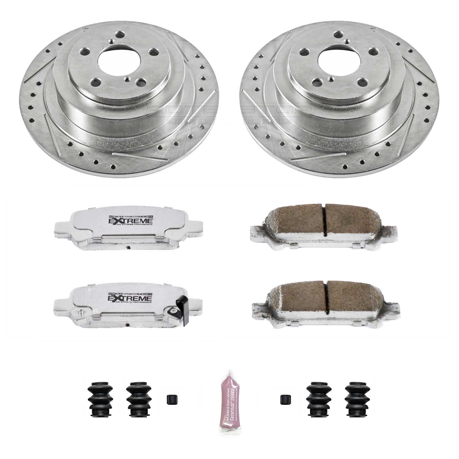 Power Stop - K3124-26 - Rear - Disc Brake Pad and Rotor Kit image 1