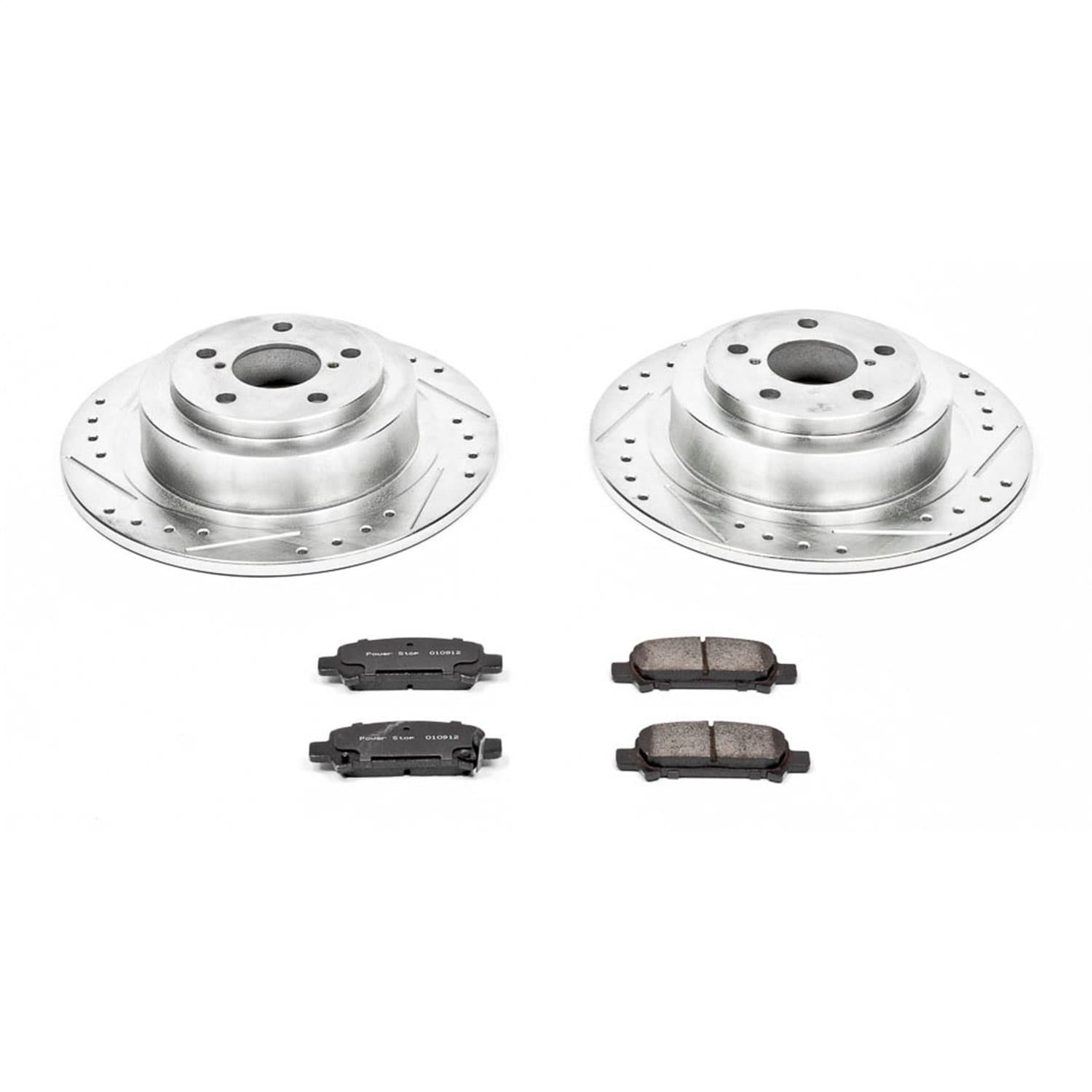 Power Stop - K3124 - Rear - Disc Brake Pad and Rotor Kit image 1
