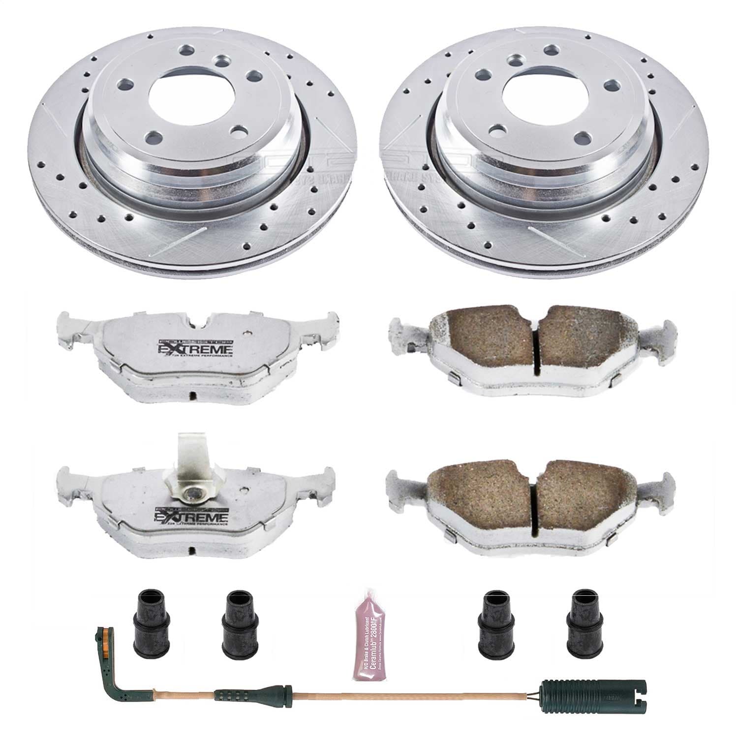 Power Stop - K3125-26 - Rear - Disc Brake Pad and Rotor Kit image 1