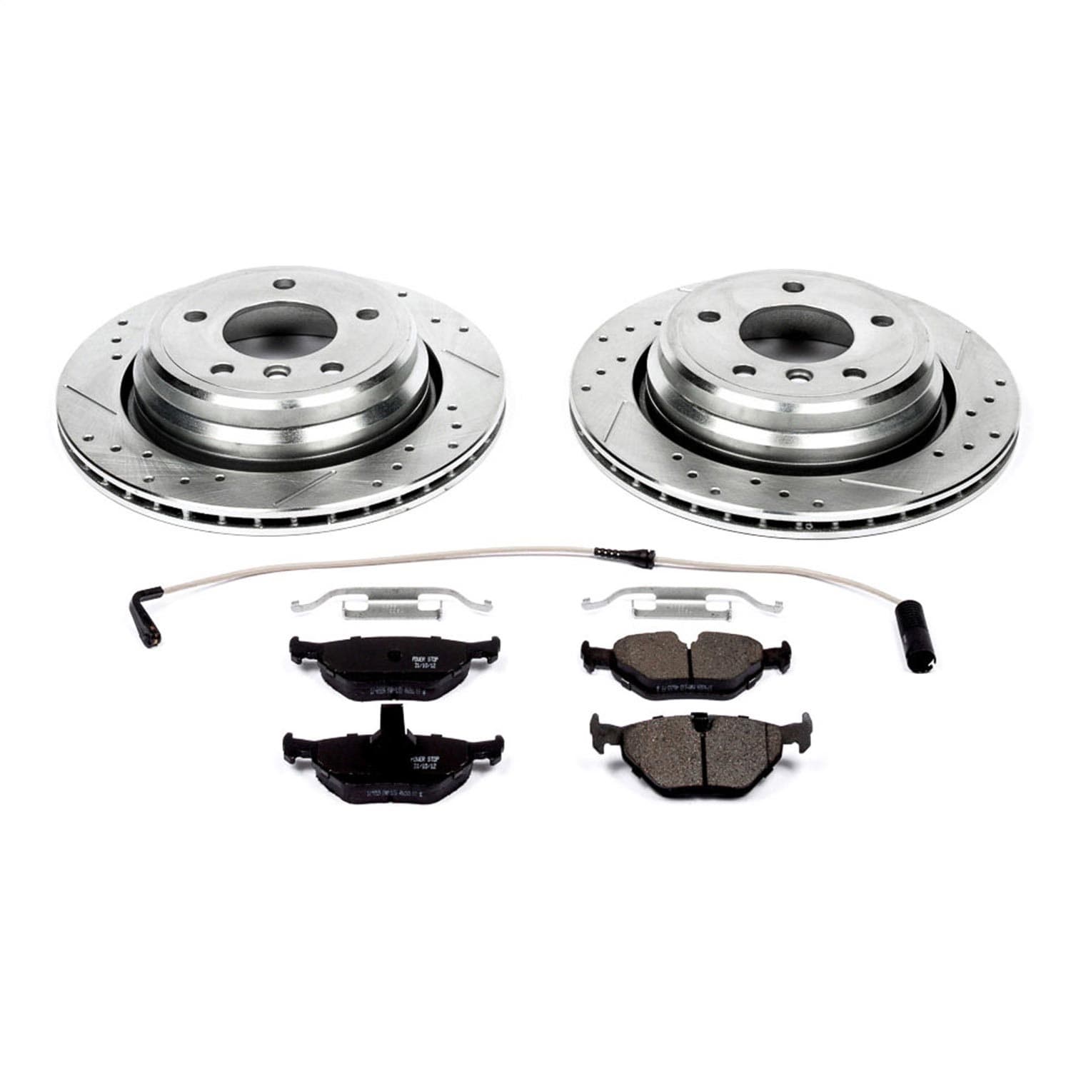 Power Stop - K3125 - Rear - Disc Brake Pad and Rotor Kit image 1