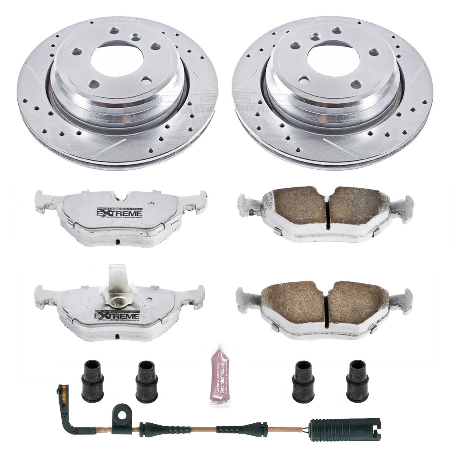 Power Stop - K3126-26 - Rear - Disc Brake Pad and Rotor Kit image 1