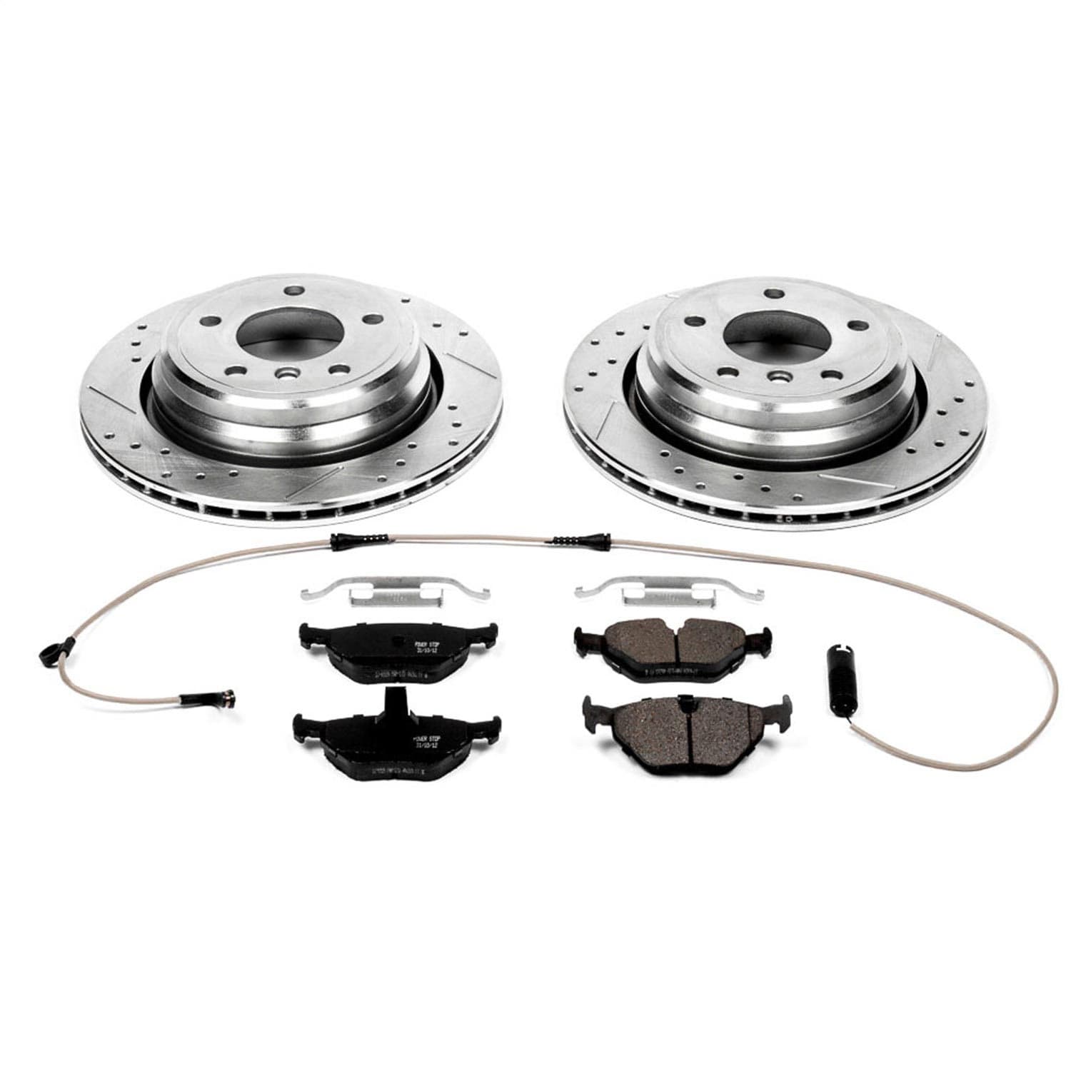 Power Stop - K3126 - Rear - Disc Brake Pad and Rotor Kit image 1