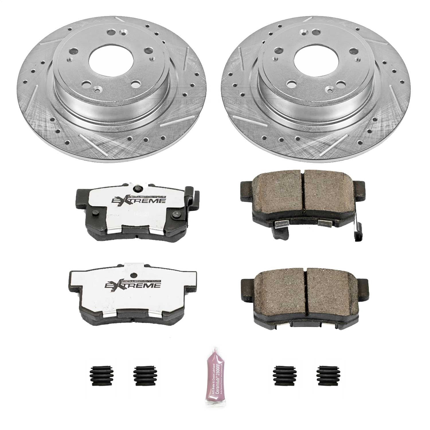 Power Stop - K3128-26 - Rear - Disc Brake Pad and Rotor Kit image 1