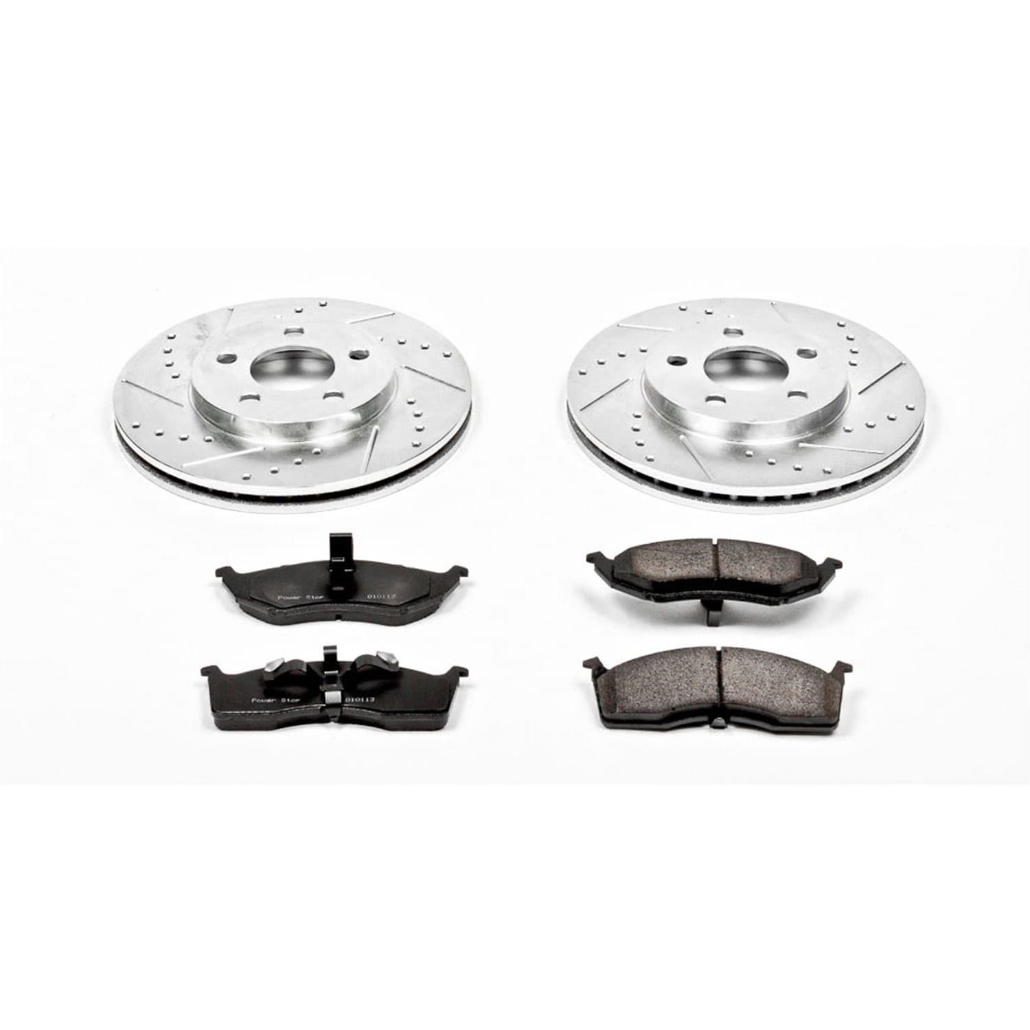 Power Stop - K3143 - Front - Disc Brake Pad and Rotor Kit image 1