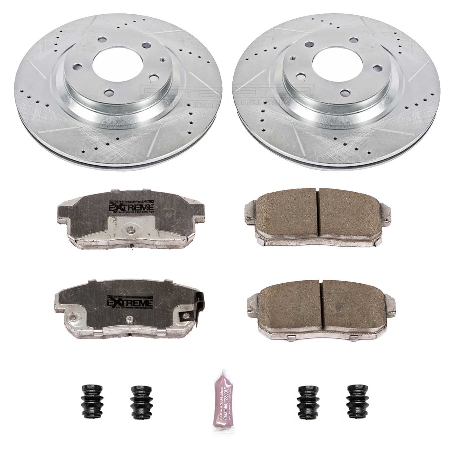 Power Stop - K3146-26 - Rear - Disc Brake Pad and Rotor Kit image 1
