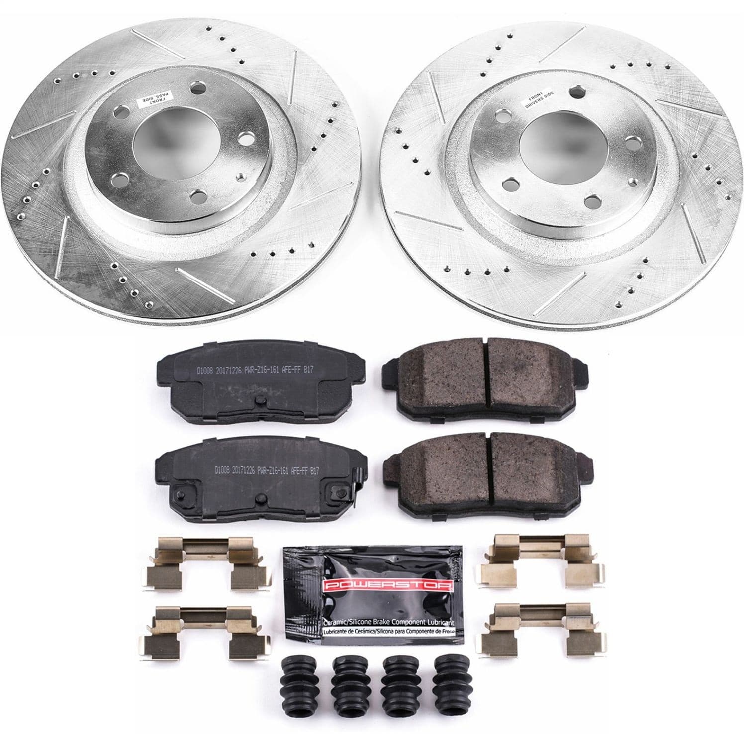Power Stop - K3146 - Rear - Disc Brake Pad and Rotor Kit image 1