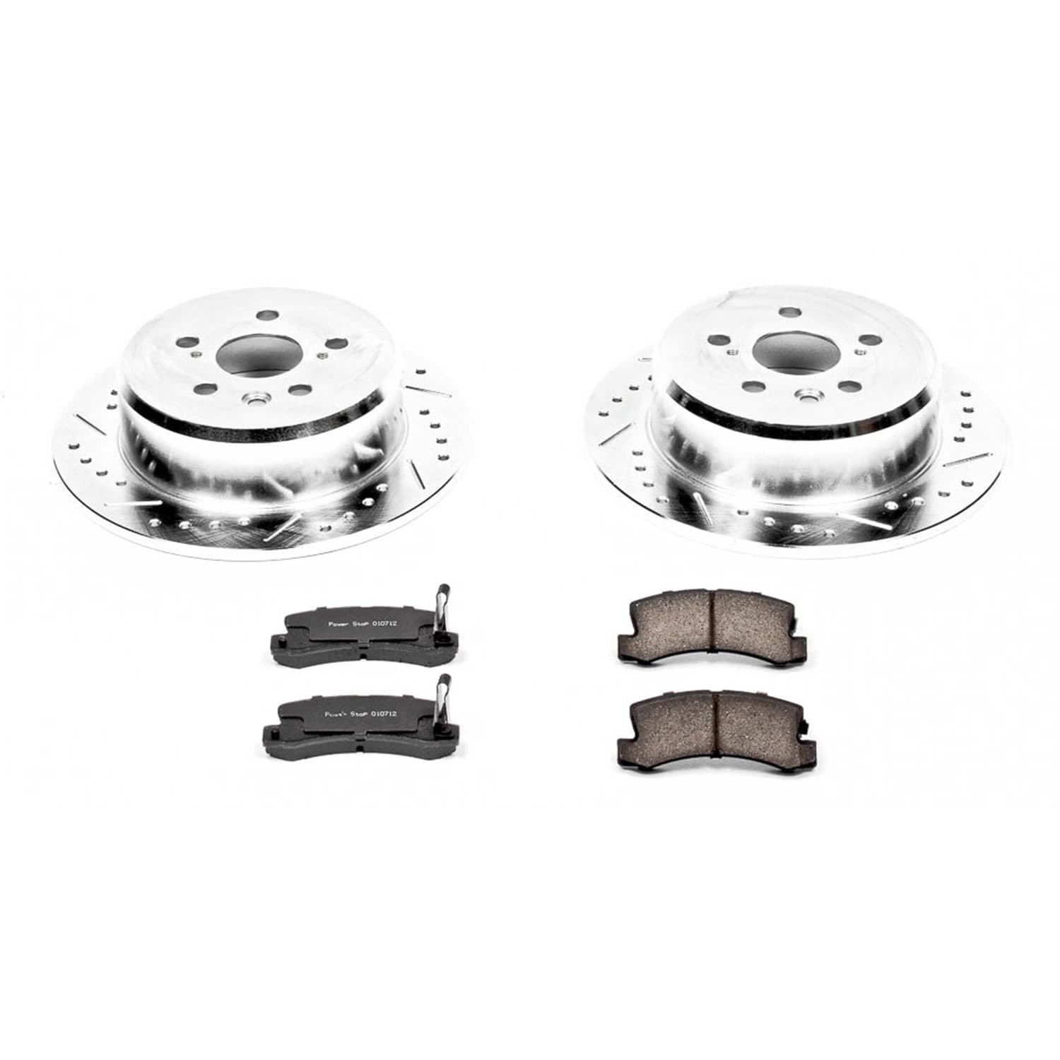 Power Stop - K3147 - Rear - Disc Brake Pad and Rotor Kit image 1