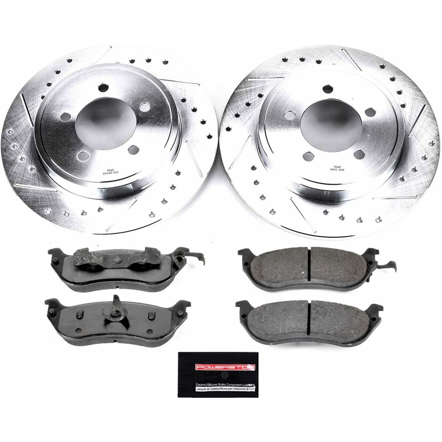 Power Stop - K3150-36 - Rear - Disc Brake Pad and Rotor Kit image 1