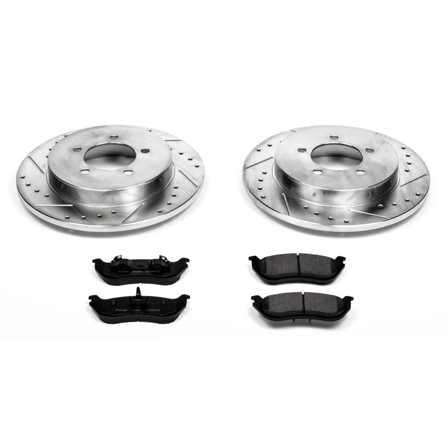 Power Stop - K3150 - Rear - Disc Brake Pad and Rotor Kit image 1
