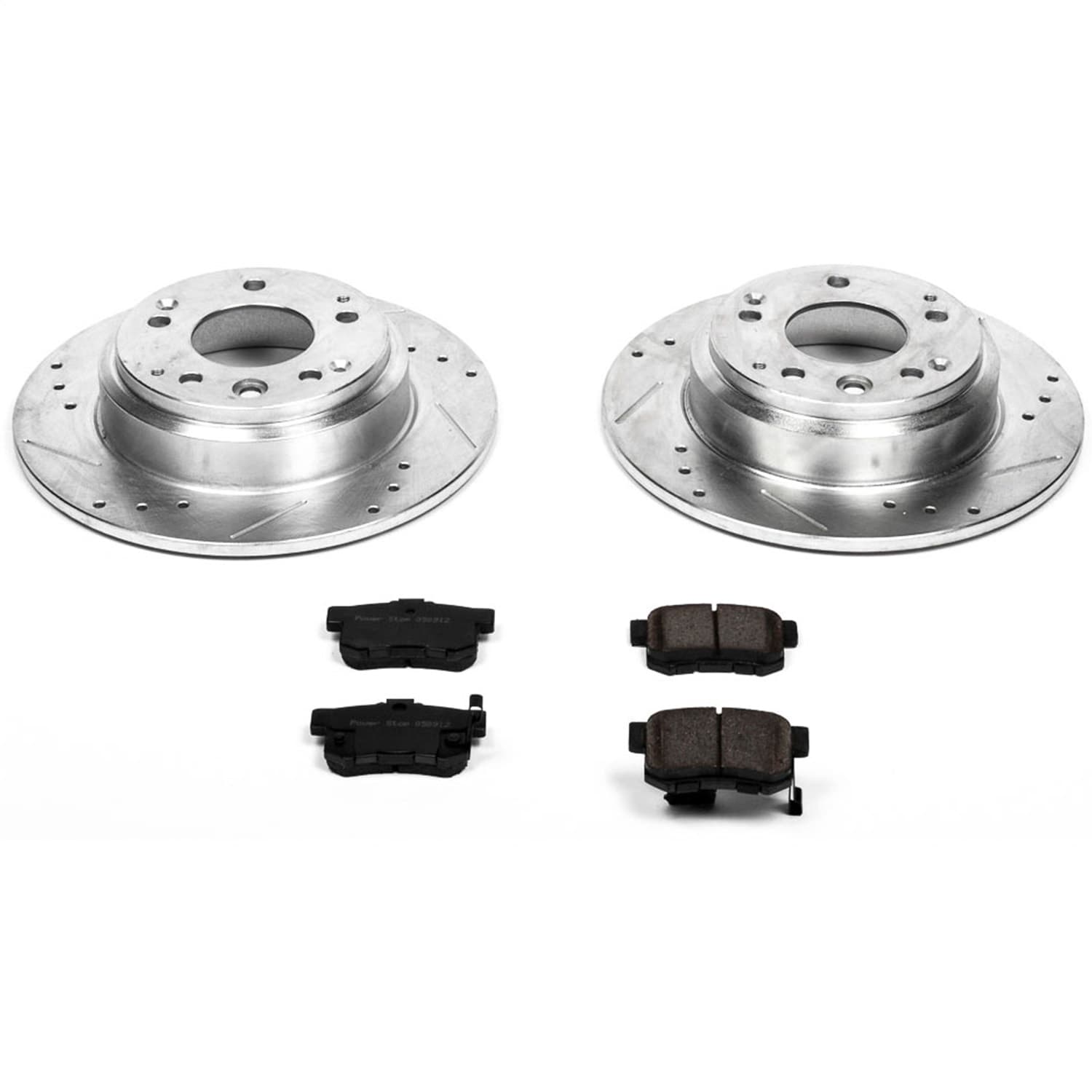 Power Stop - K3153 - Rear - Disc Brake Pad and Rotor Kit image 1