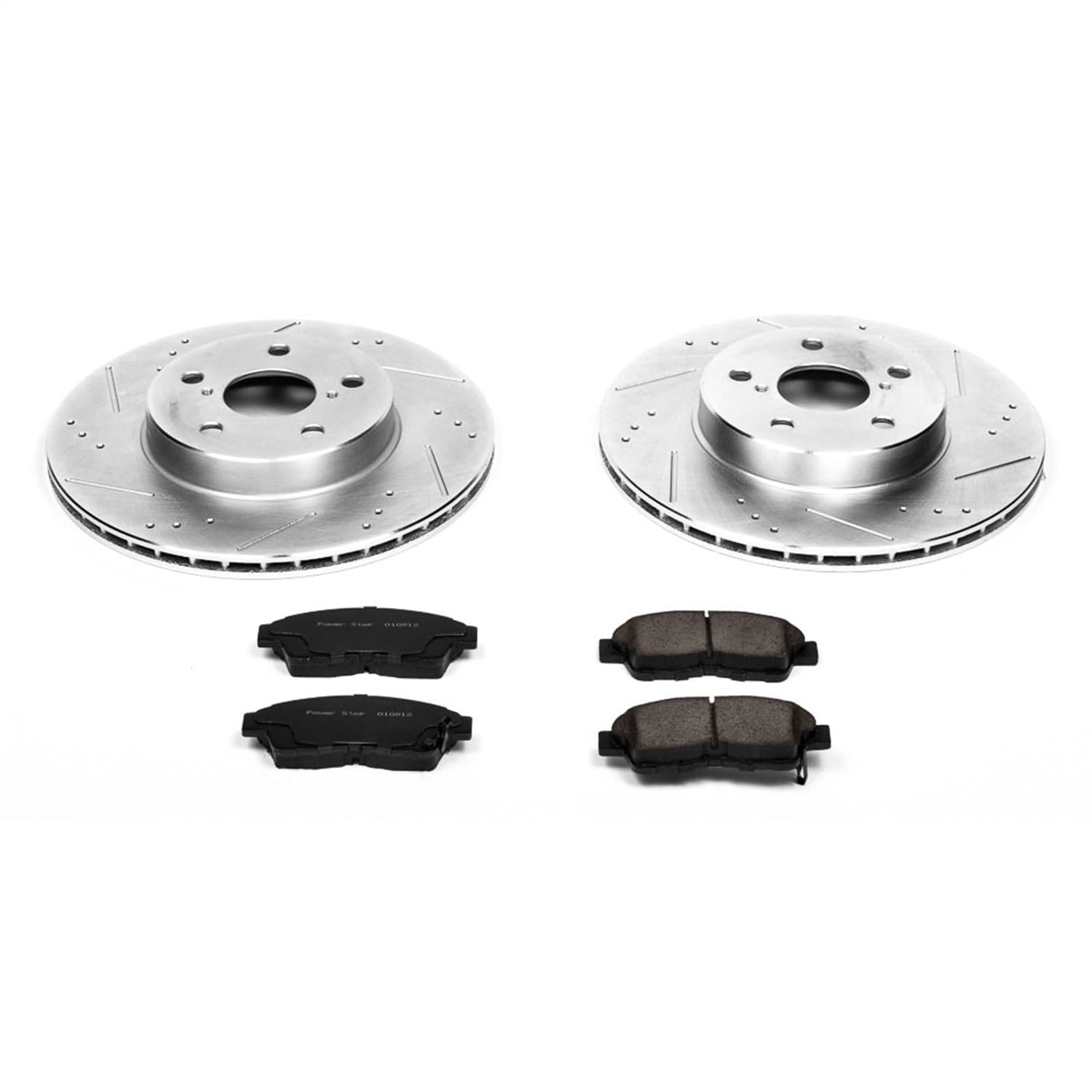 Power Stop - K3163 - Front - Disc Brake Pad and Rotor Kit image 1