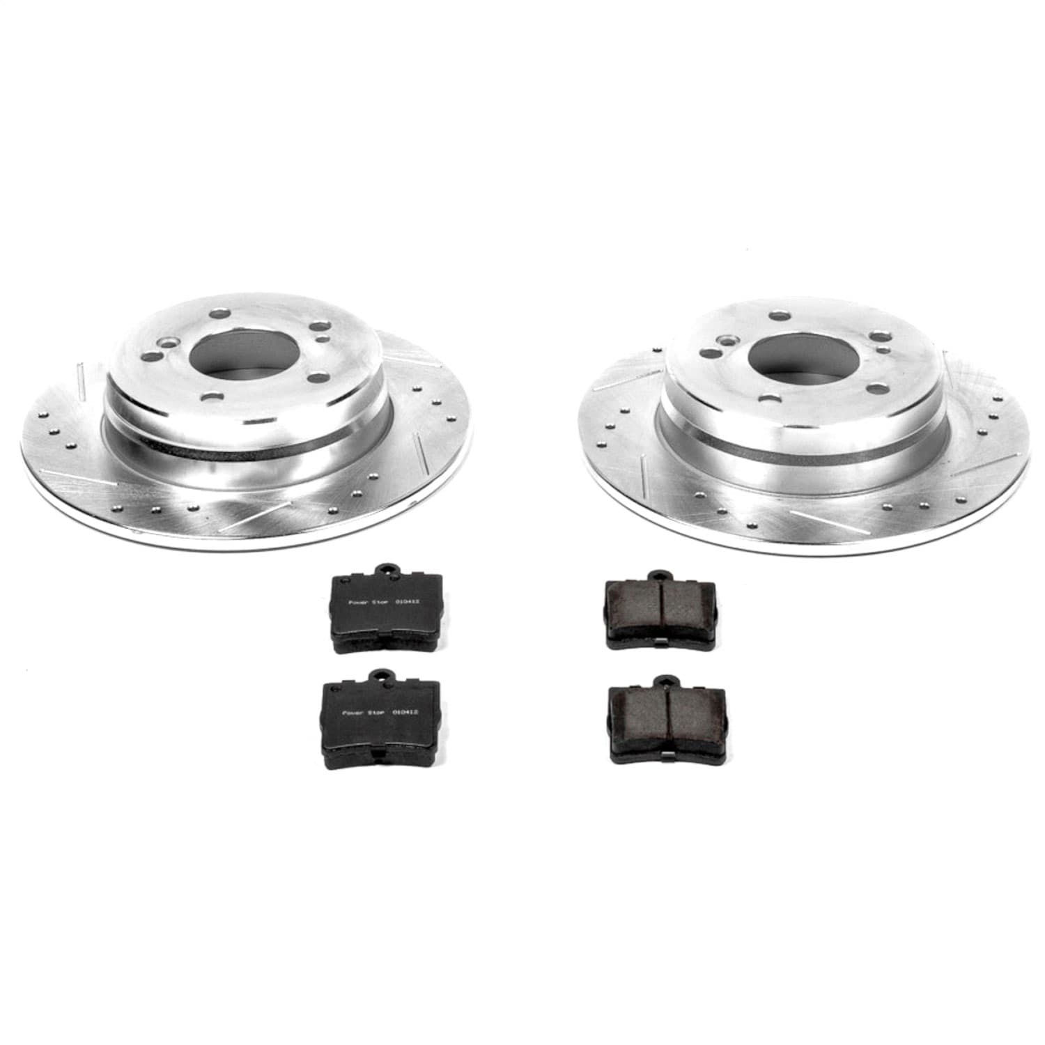 Power Stop - K368 - Rear - Disc Brake Pad and Rotor Kit image 1