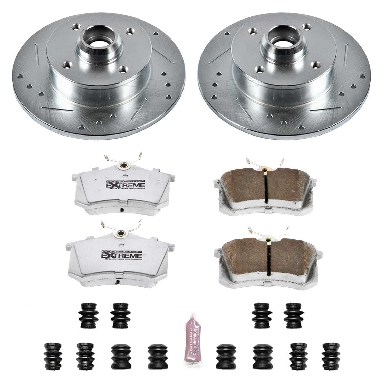 Power Stop - K369-26 - Rear - Disc Brake Pad and Rotor Kit image 1
