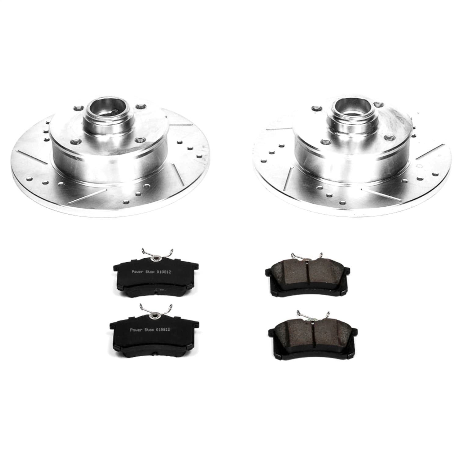 Power Stop - K369 - Rear - Disc Brake Pad and Rotor Kit image 1