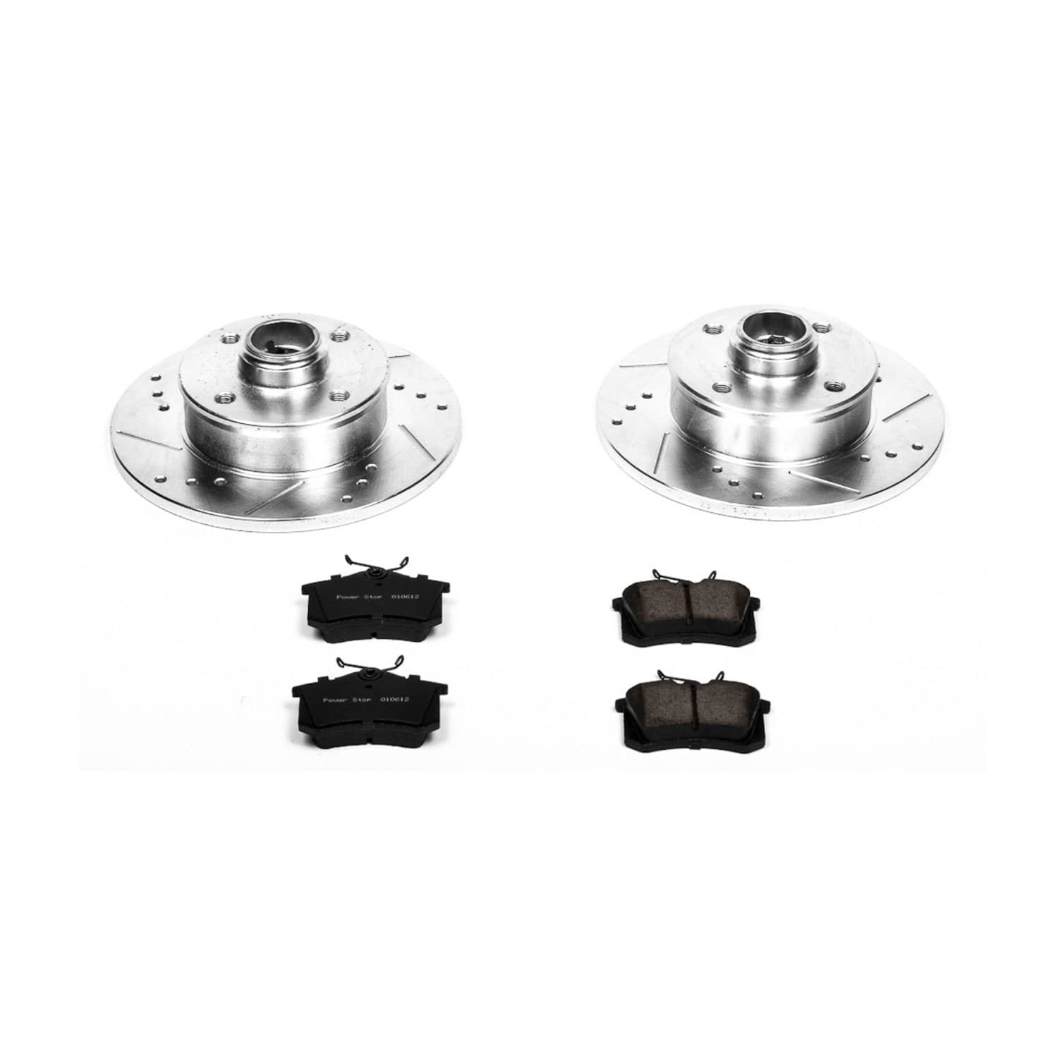 Power Stop - K370 - Rear - Disc Brake Pad and Rotor Kit image 1