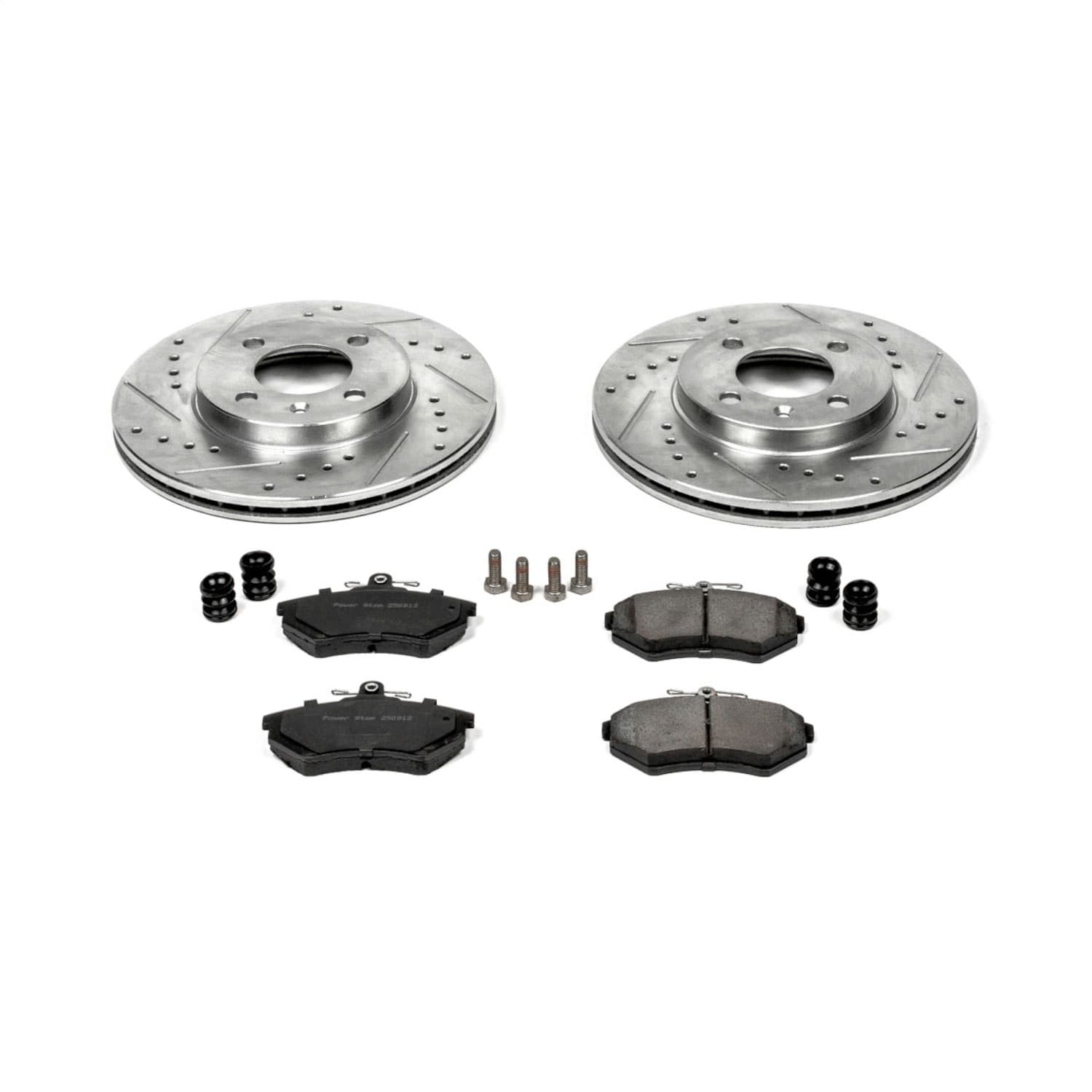 Power Stop - K374 - Front - Disc Brake Pad and Rotor Kit image 1