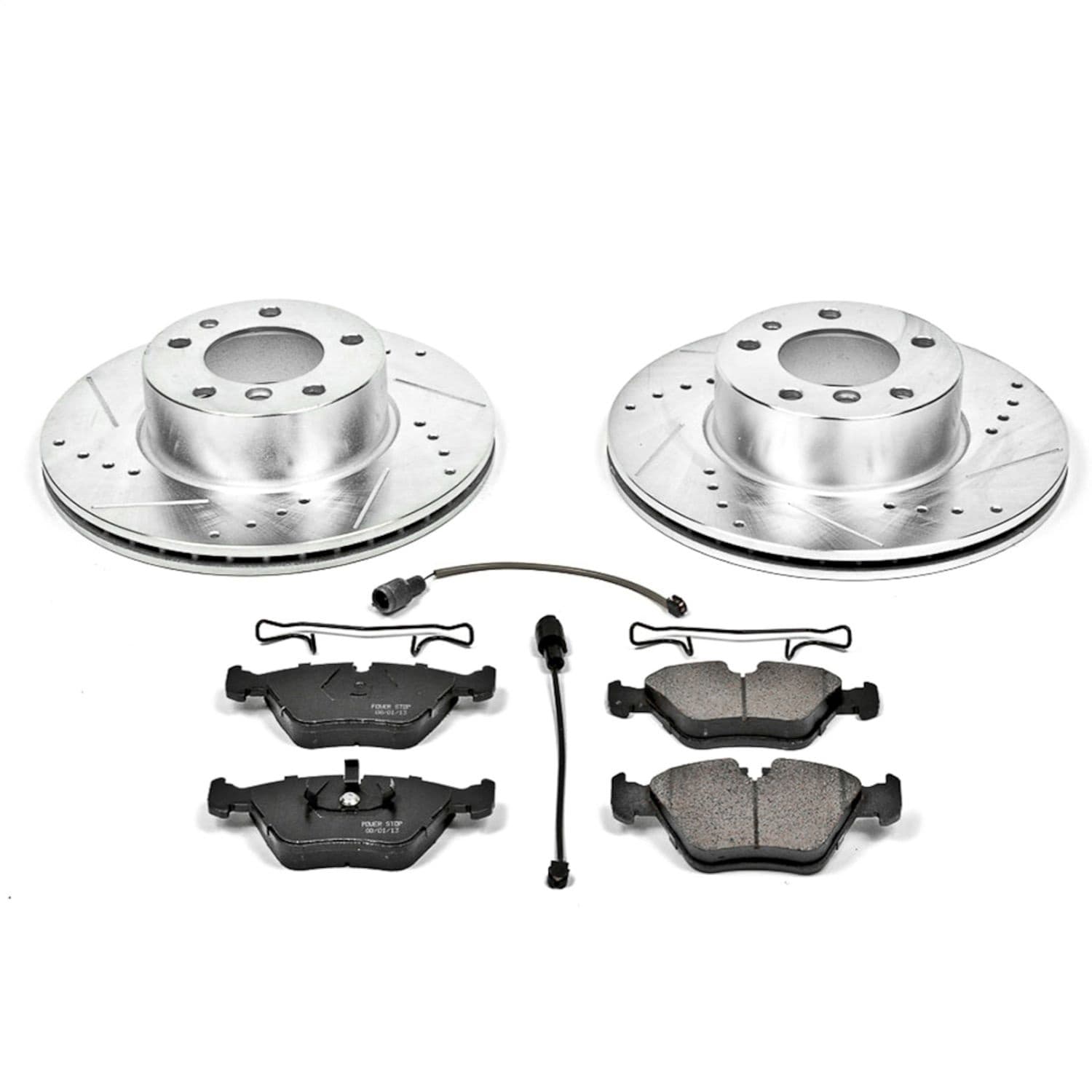 Power Stop - K390 - Front - Disc Brake Pad and Rotor Kit image 1
