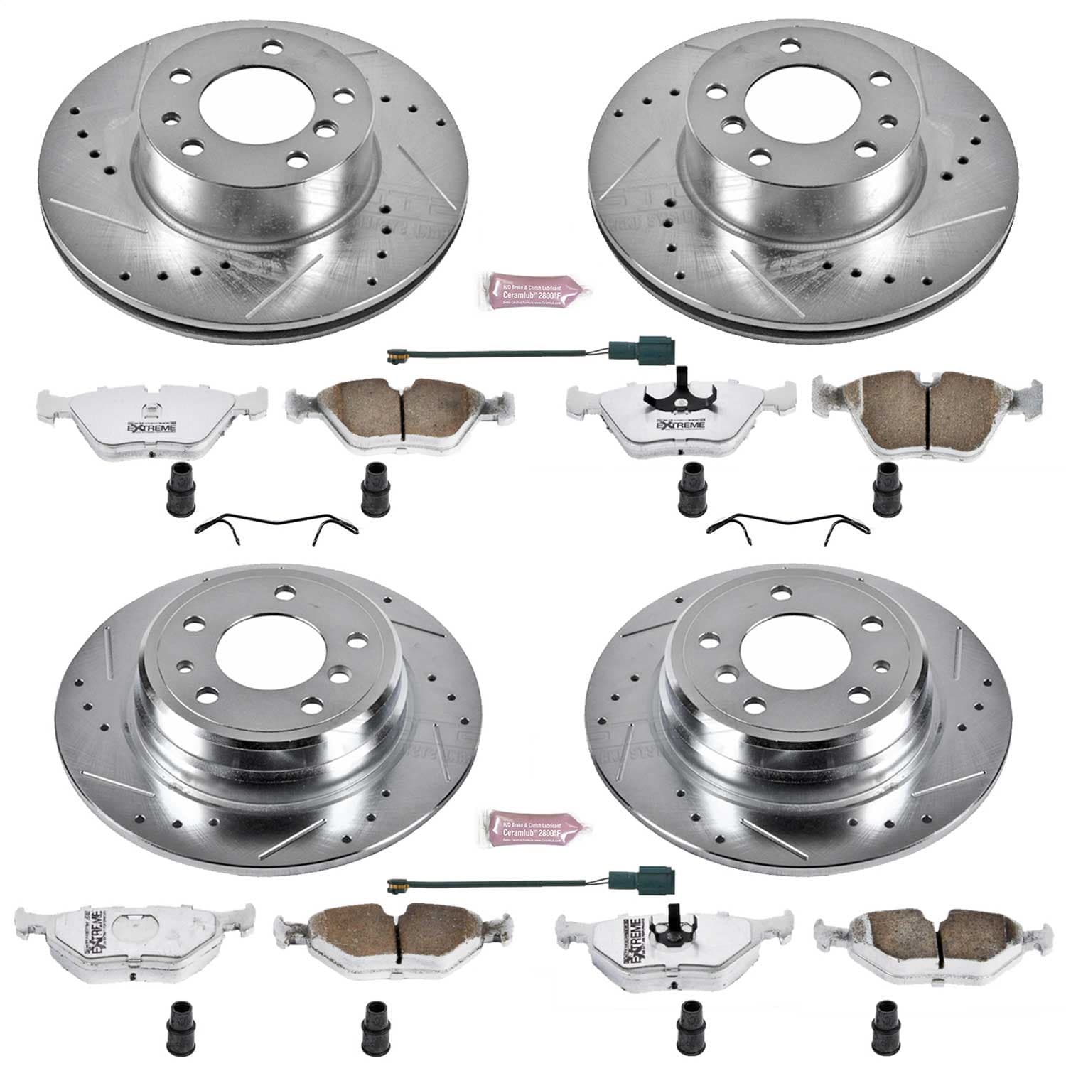 Power Stop - K392-26 - Front and Rear - Disc Brake Pad and Rotor Kit image 1