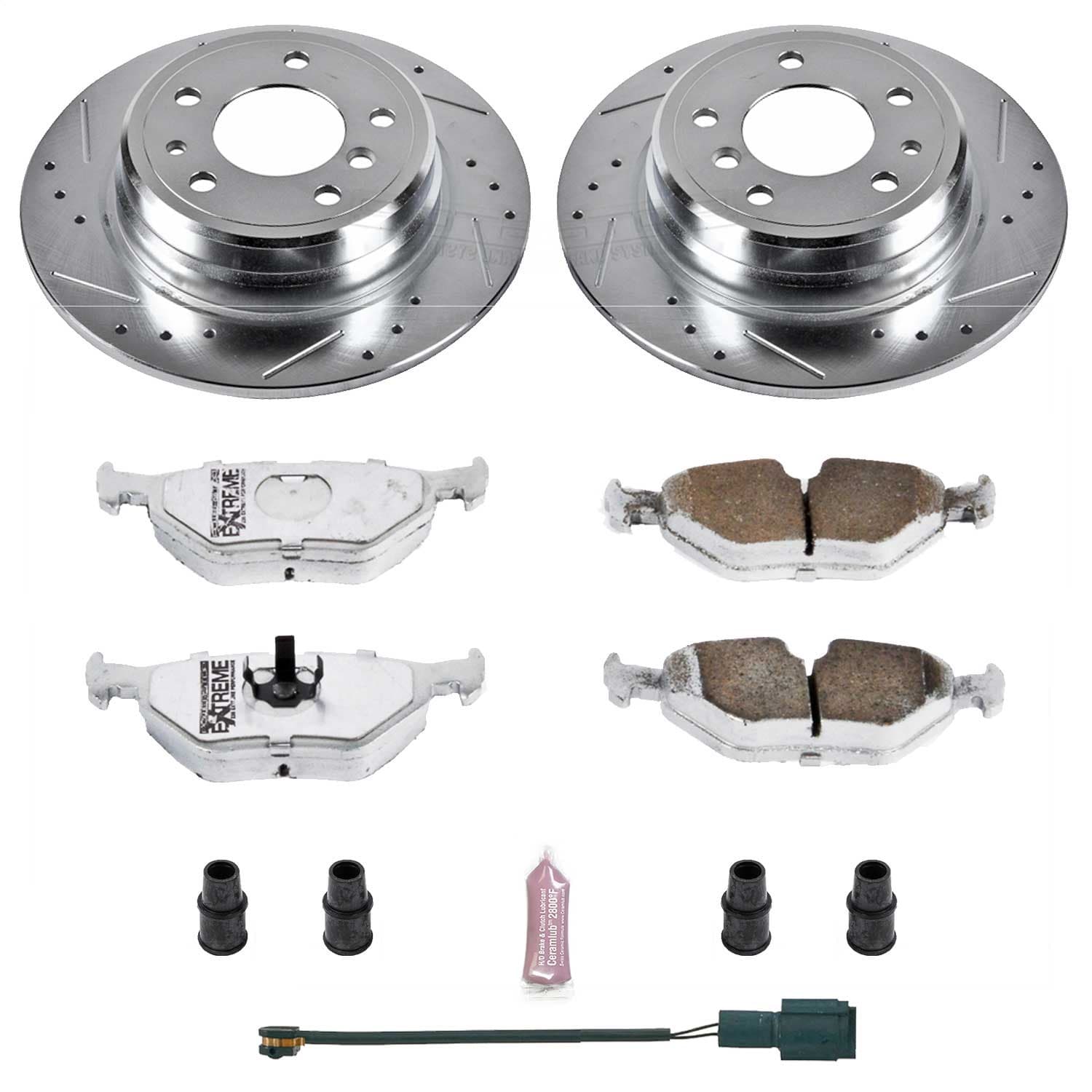 Power Stop - K393-26 - Rear - Disc Brake Pad and Rotor Kit image 1