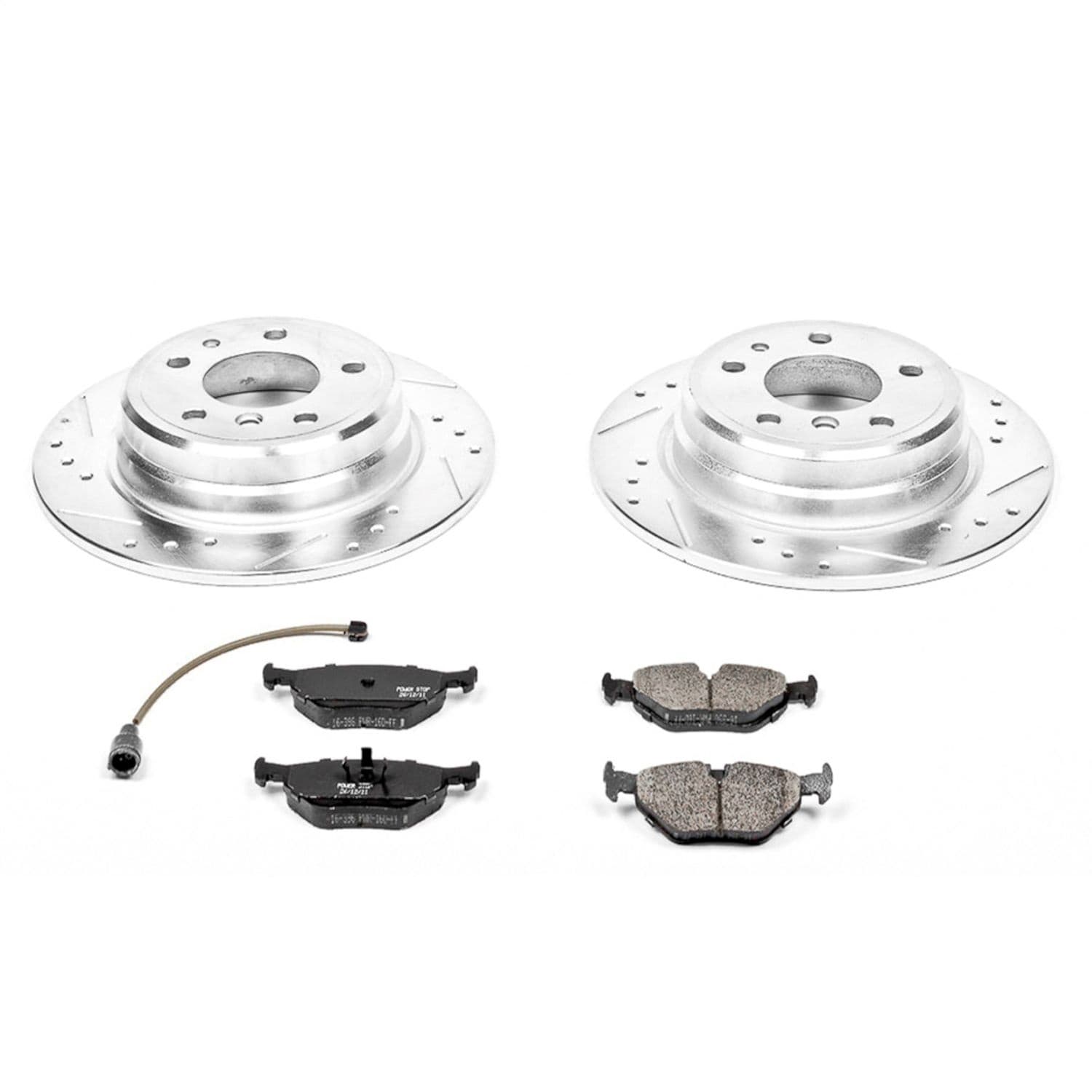 Power Stop - K393 - Rear - Disc Brake Pad and Rotor Kit image 1