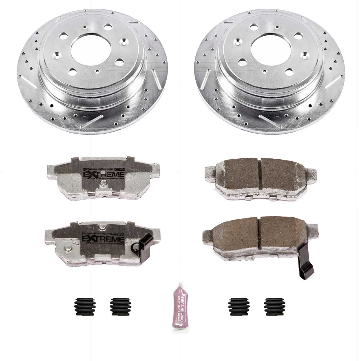 Power Stop - K408-26 - Rear - Disc Brake Pad and Rotor Kit image 1