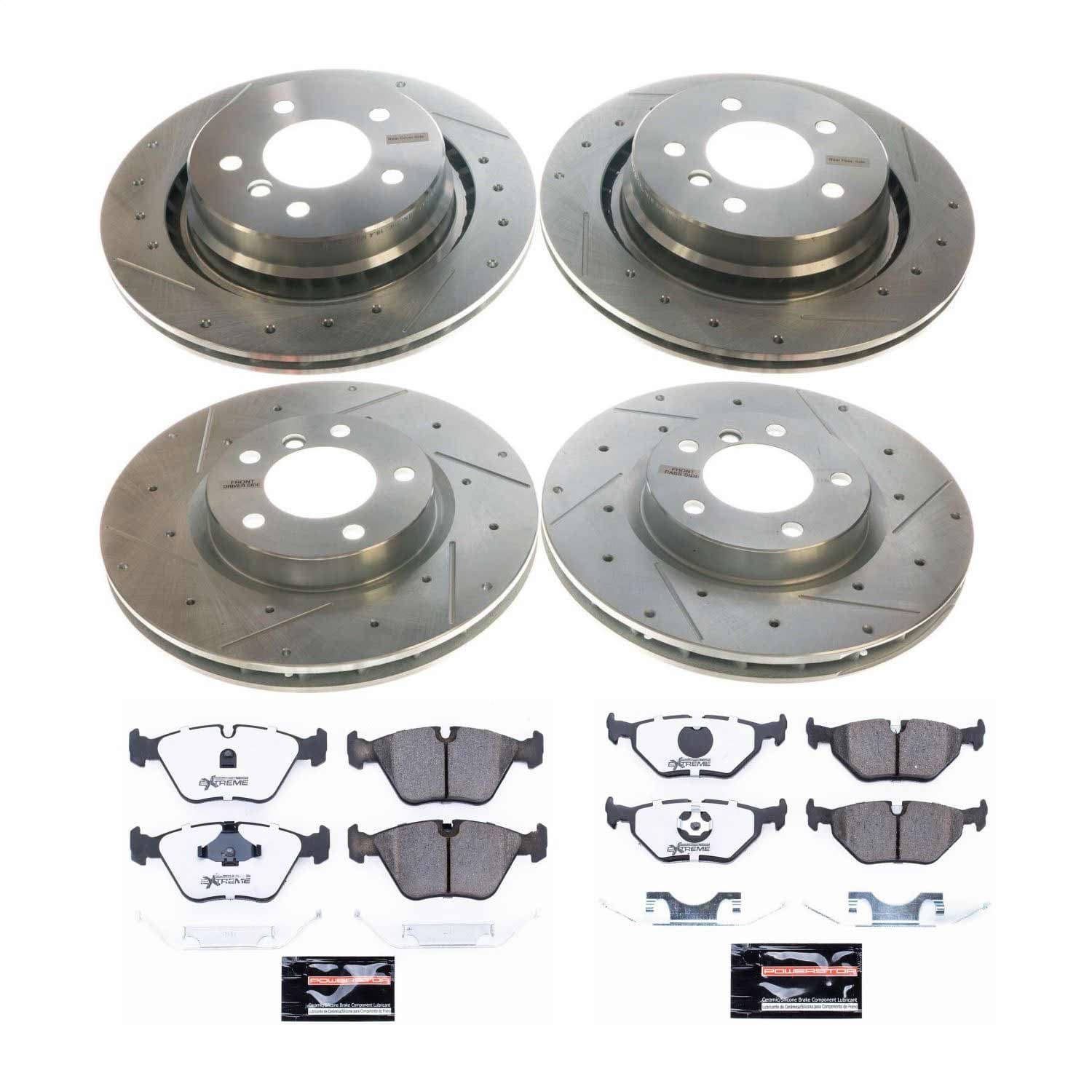 Power Stop - K4229-26 - Front and Rear - Disc Brake Pad and Rotor Kit image 1
