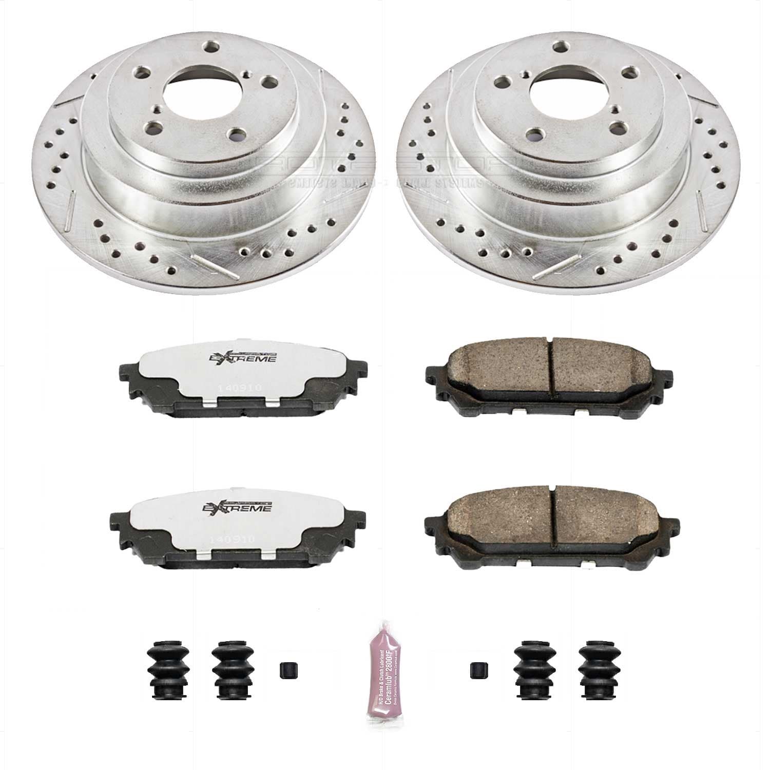 Power Stop - K447-26 - Rear - Disc Brake Pad and Rotor Kit image 1