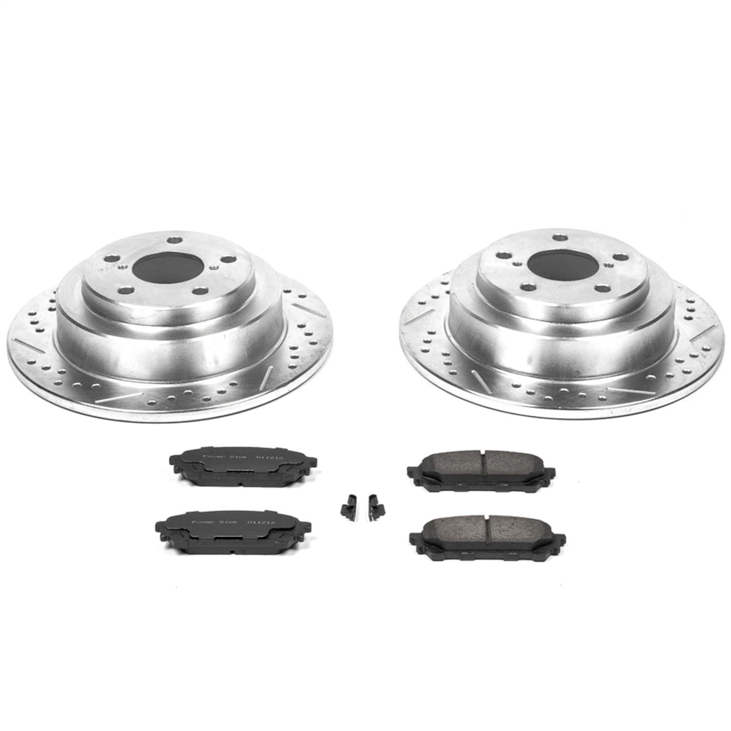 Power Stop - K447 - Rear - Disc Brake Pad and Rotor Kit image 1