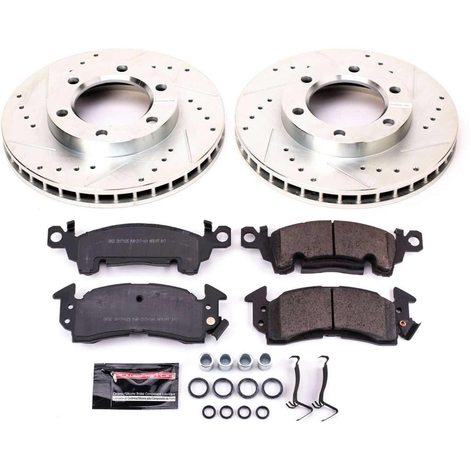 Power Stop - K4537 - Front - Disc Brake Pad and Rotor Kit image 1