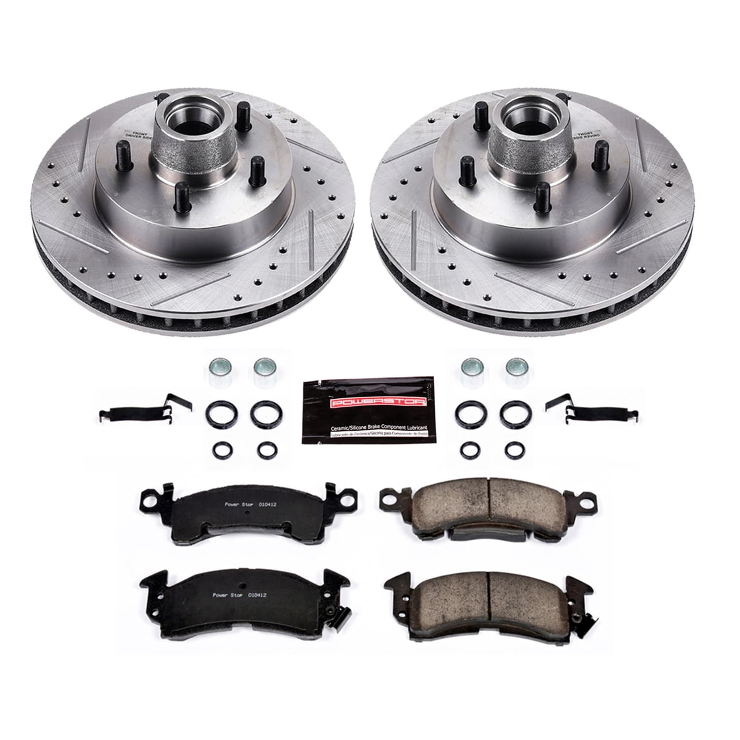 Power Stop - K4539 - Front - Disc Brake Pad and Rotor Kit image 1