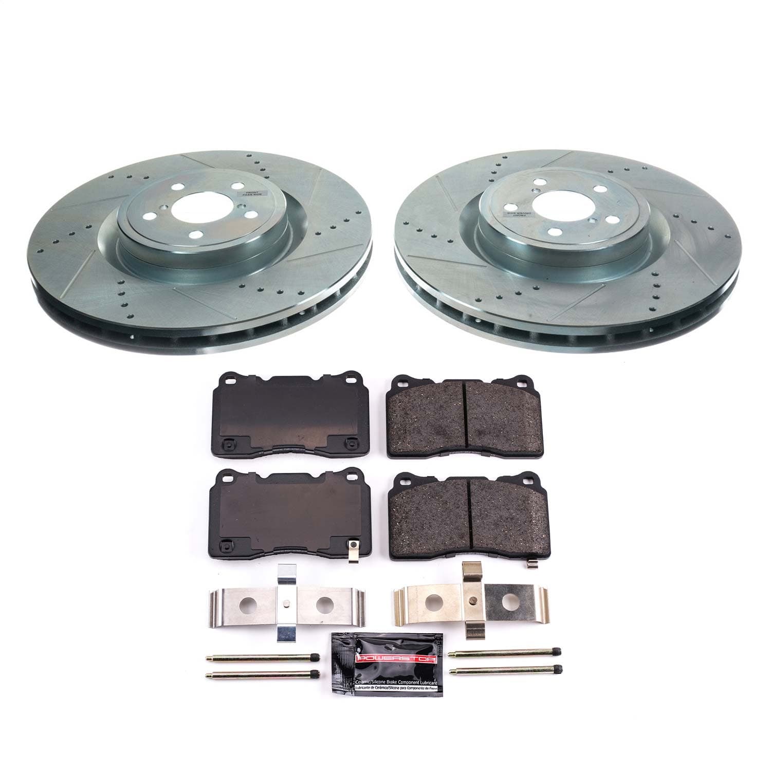 Power Stop - K4549 - Front - Disc Brake Pad and Rotor Kit image 1