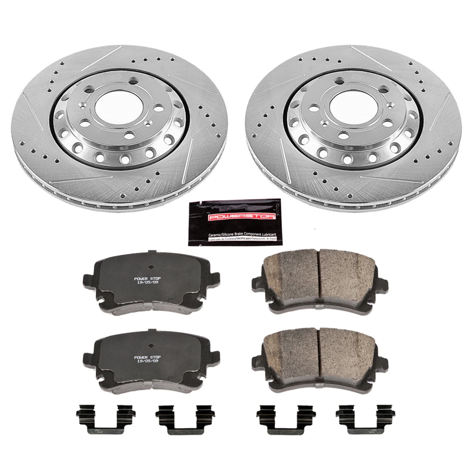 Power Stop - K4562 - Rear - Disc Brake Pad and Rotor Kit image 1