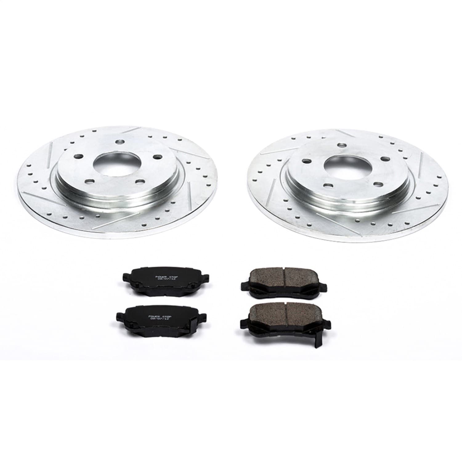 Power Stop - K4569 - Rear - Disc Brake Pad and Rotor Kit image 1