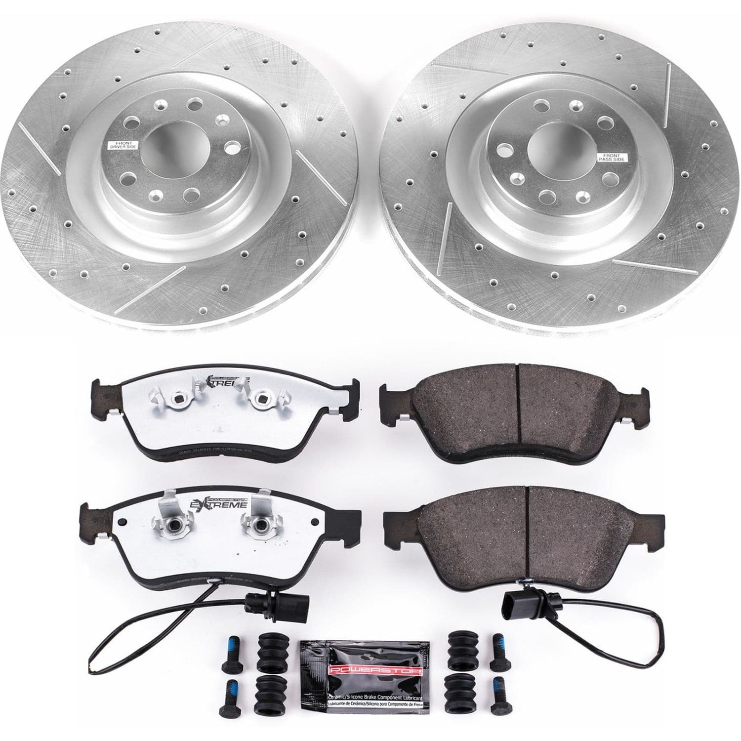 Power Stop - K4570-26 - Front - Disc Brake Pad and Rotor Kit image 1
