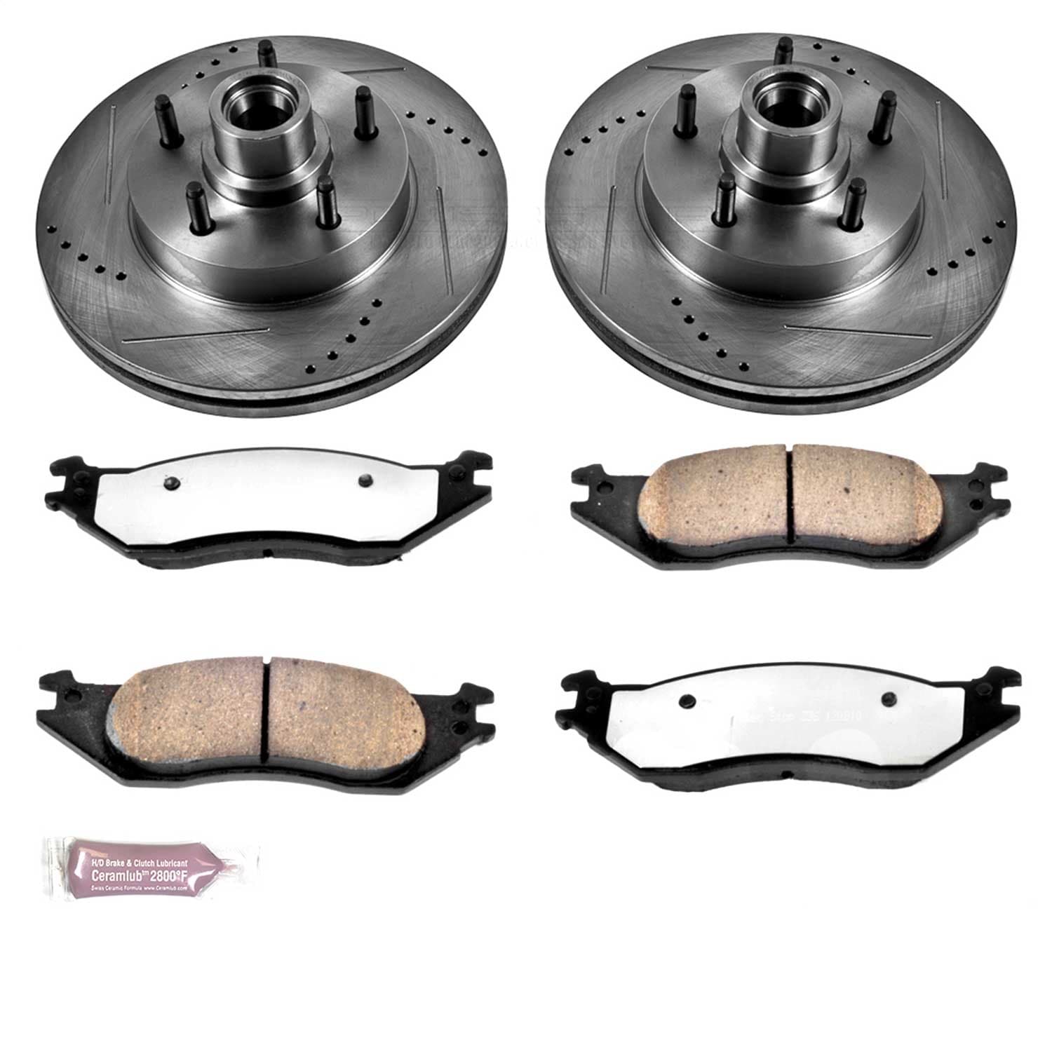 Power Stop - K4578-36 - Front - Disc Brake Pad and Rotor Kit image 1