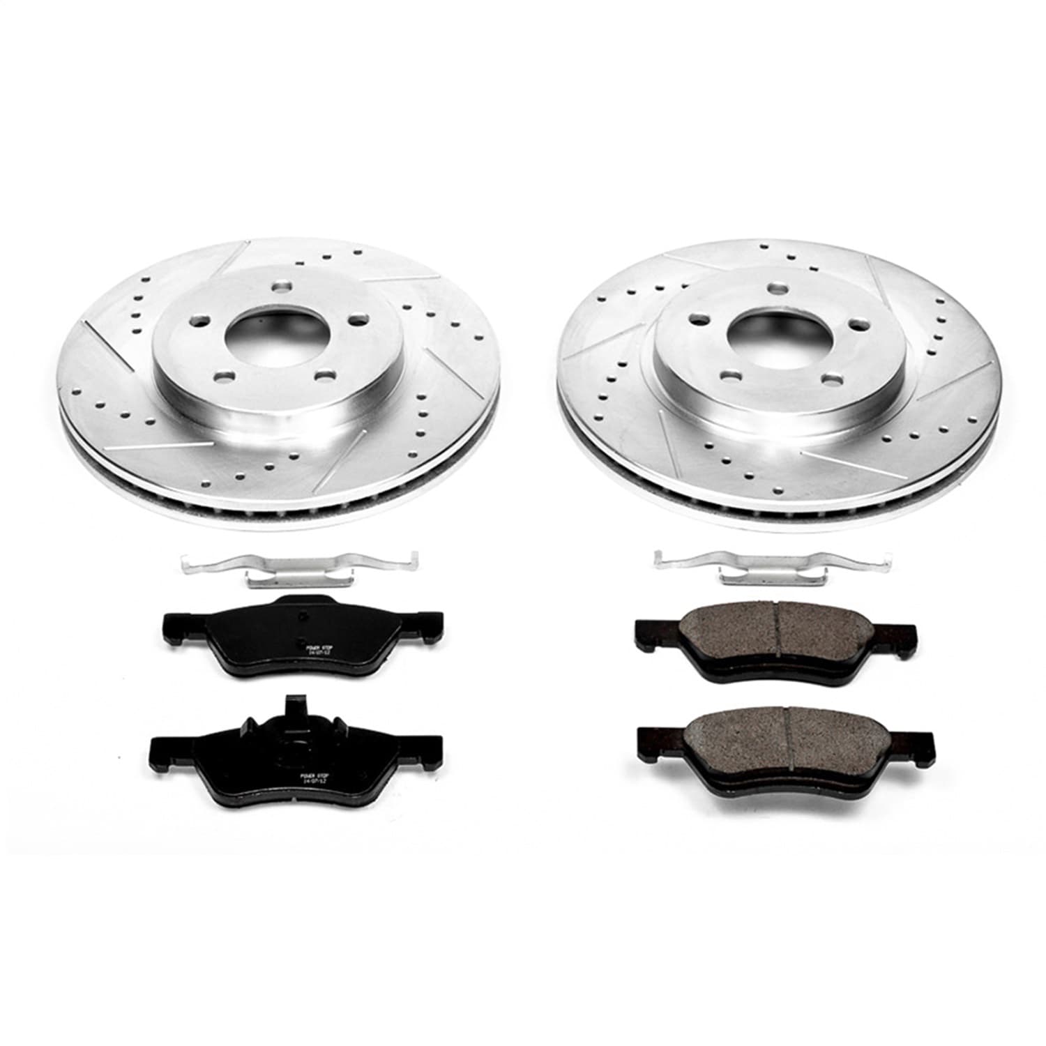 Power Stop - K4580 - Front - Disc Brake Pad and Rotor Kit image 1