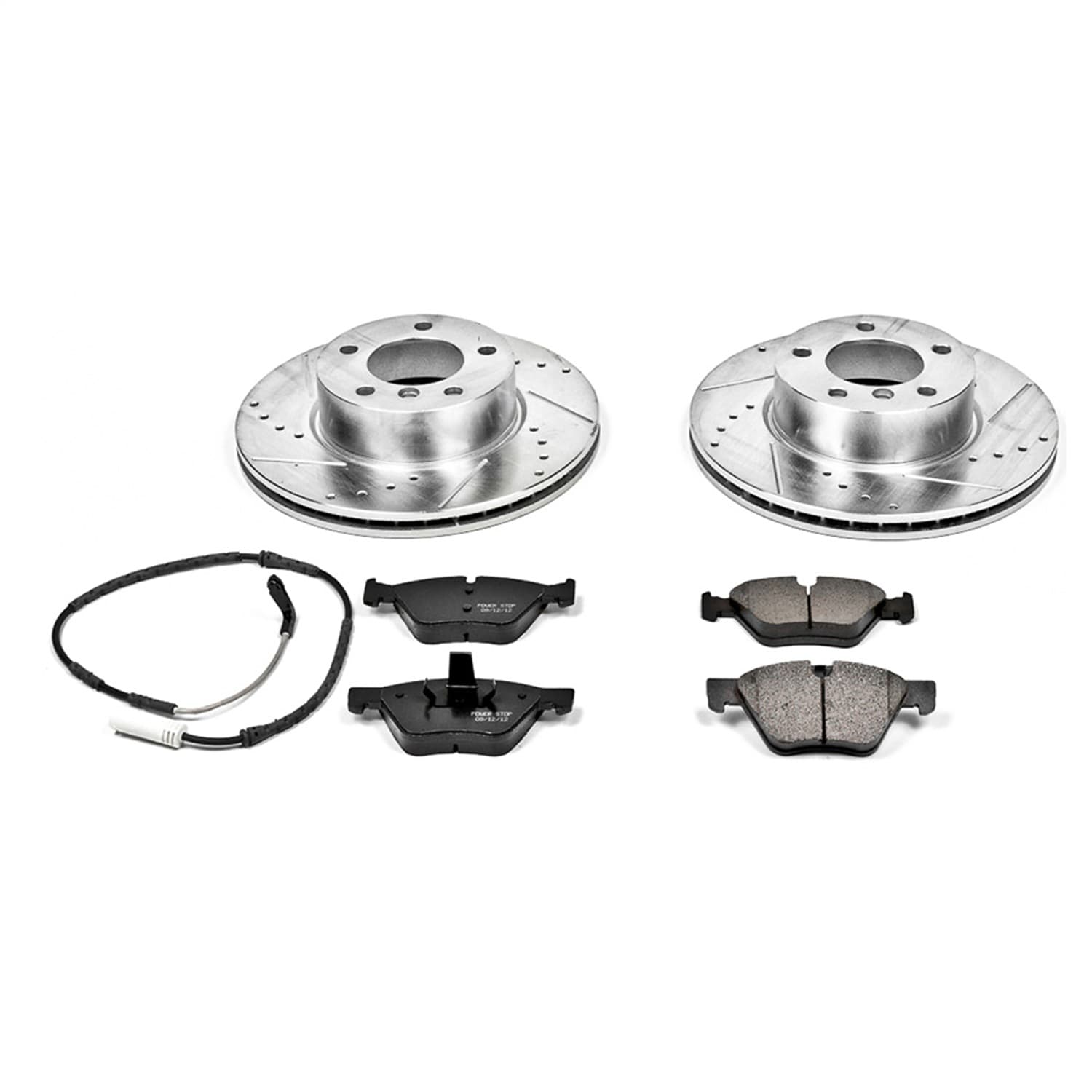 Power Stop - K4589 - Front - Disc Brake Pad and Rotor Kit image 1