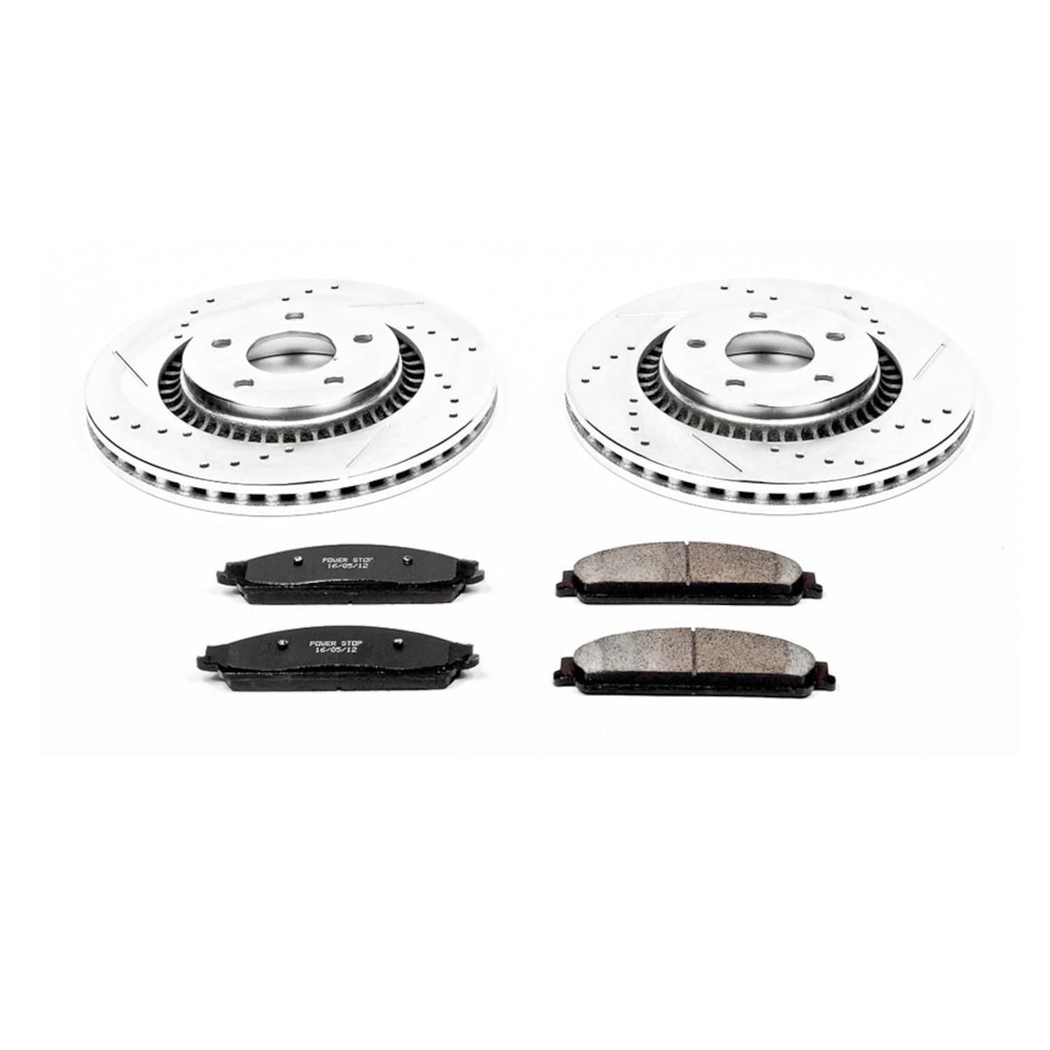 Power Stop - K4599 - Front - Disc Brake Pad and Rotor Kit image 1