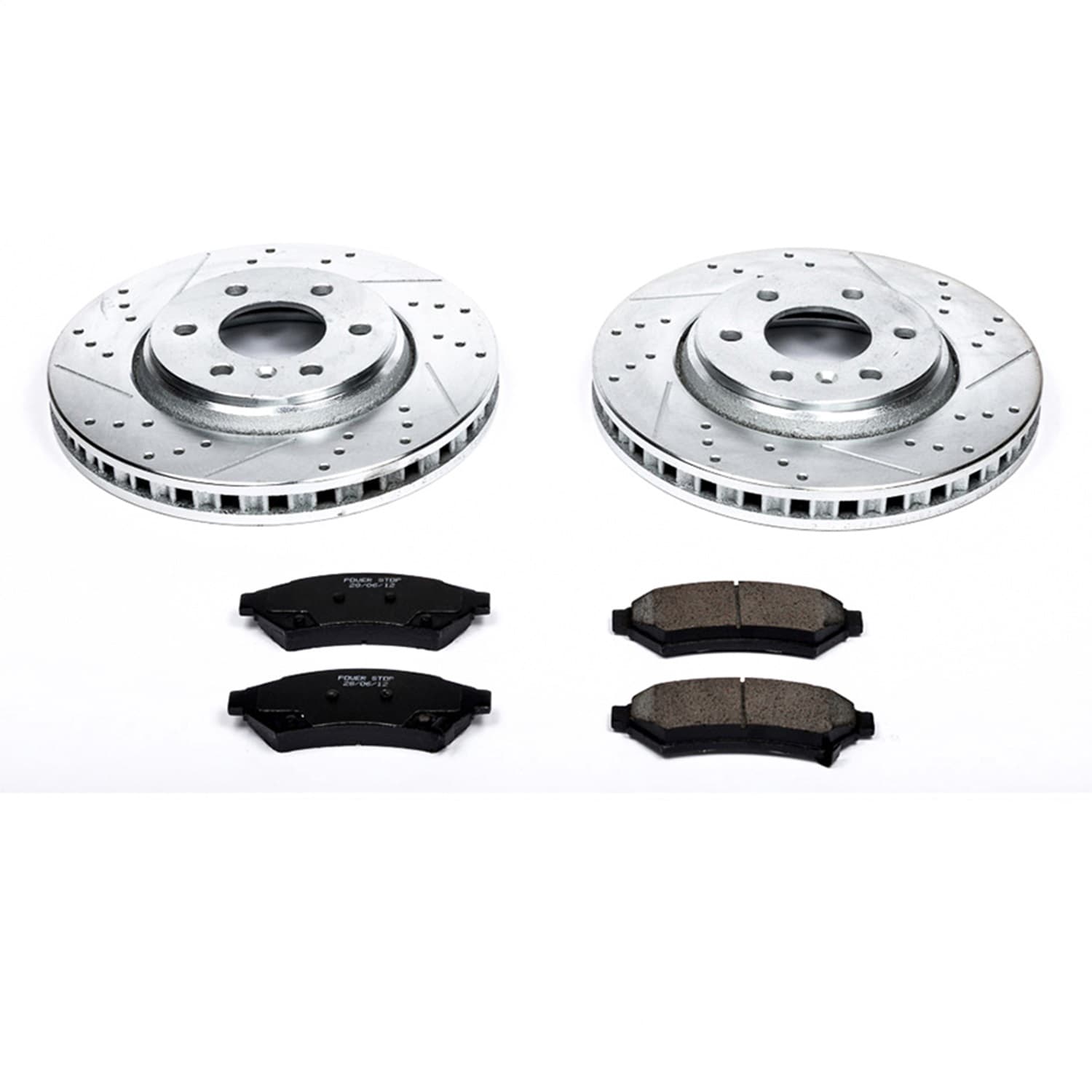 Power Stop - K4602 - Front - Disc Brake Pad and Rotor Kit image 1
