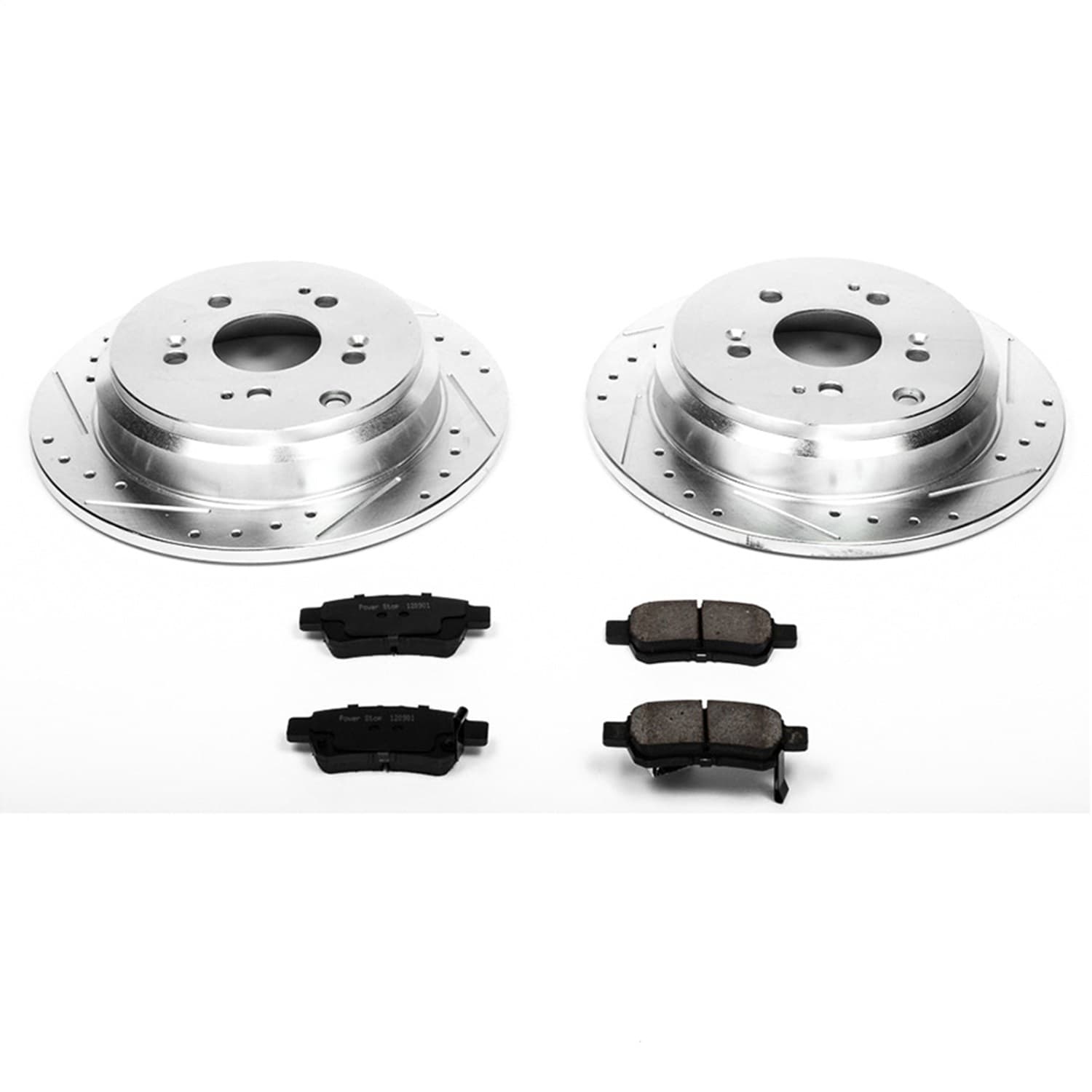 Power Stop - K4604 - Rear - Disc Brake Pad and Rotor Kit image 1