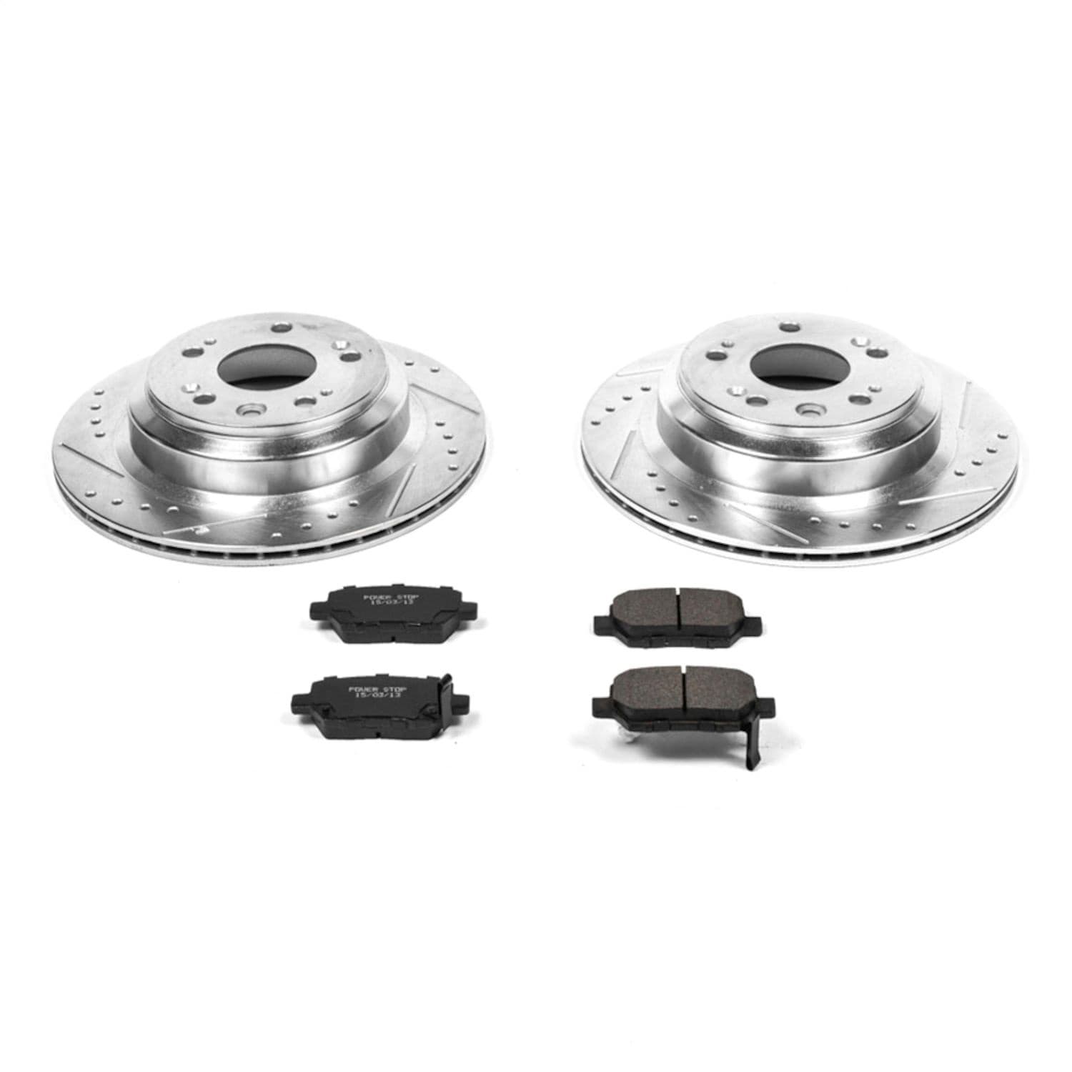 Power Stop - K4605 - Rear - Disc Brake Pad and Rotor Kit image 1
