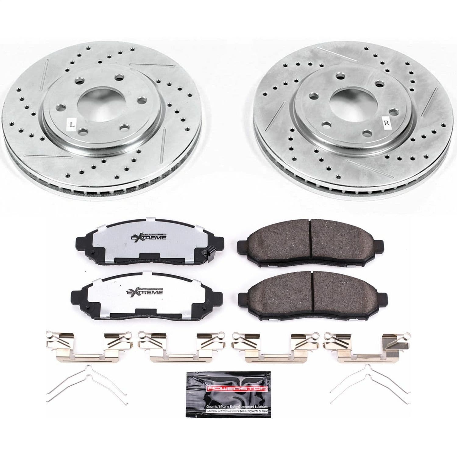 Power Stop - K4611-36 - Front - Disc Brake Pad and Rotor Kit image 1