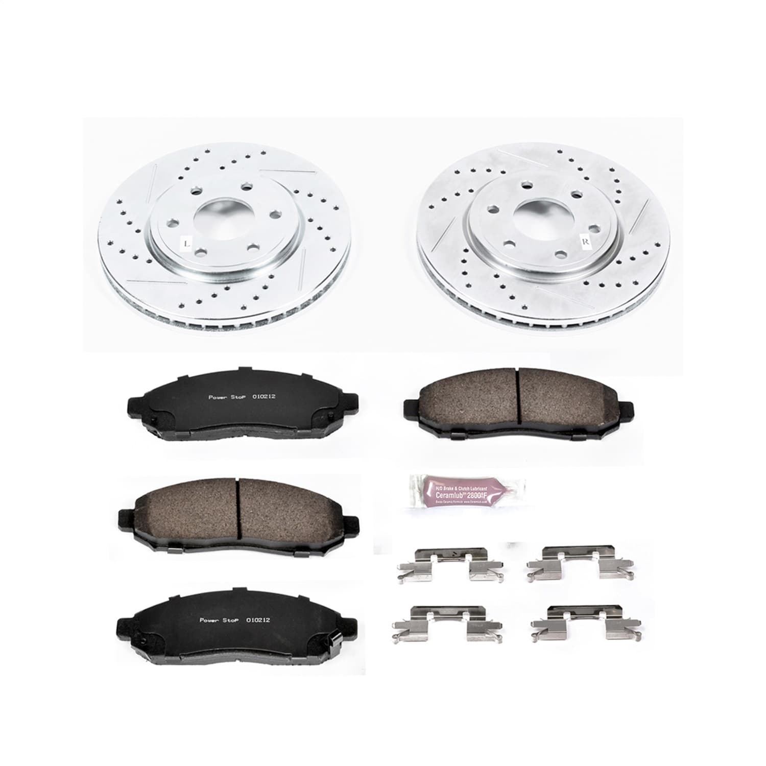 Power Stop - K4611 - Front - Disc Brake Pad and Rotor Kit image 1