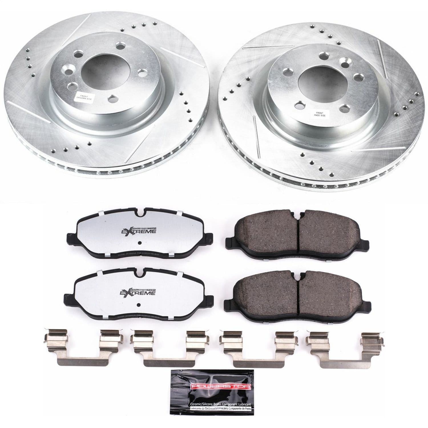 Power Stop - K4615-36 - Front - Disc Brake Pad and Rotor Kit image 1