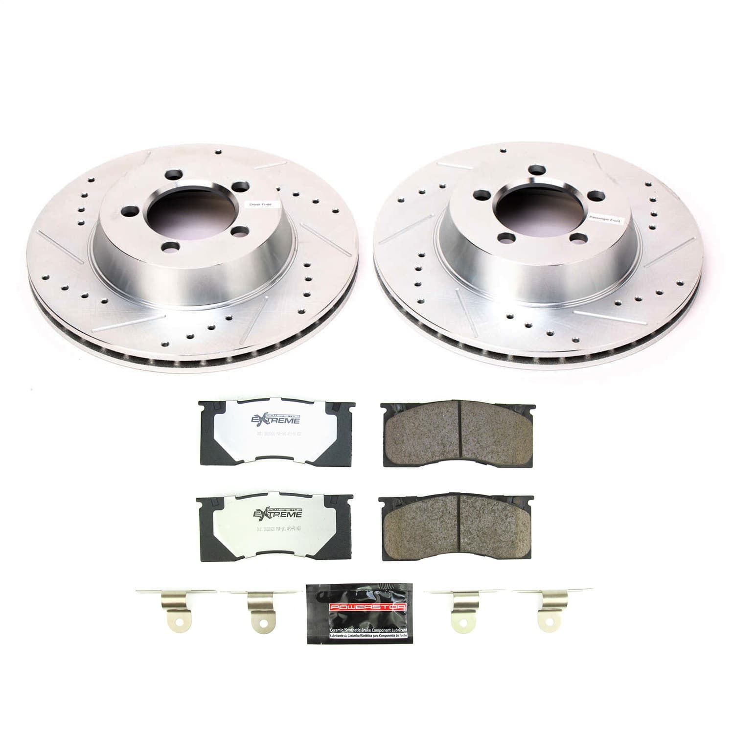 Power Stop - K4620-26 - Front - Disc Brake Pad and Rotor Kit image 1