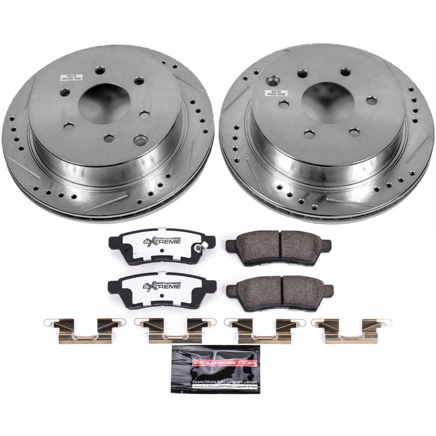 Power Stop - K4621-36 - Rear - Disc Brake Pad and Rotor Kit image 1